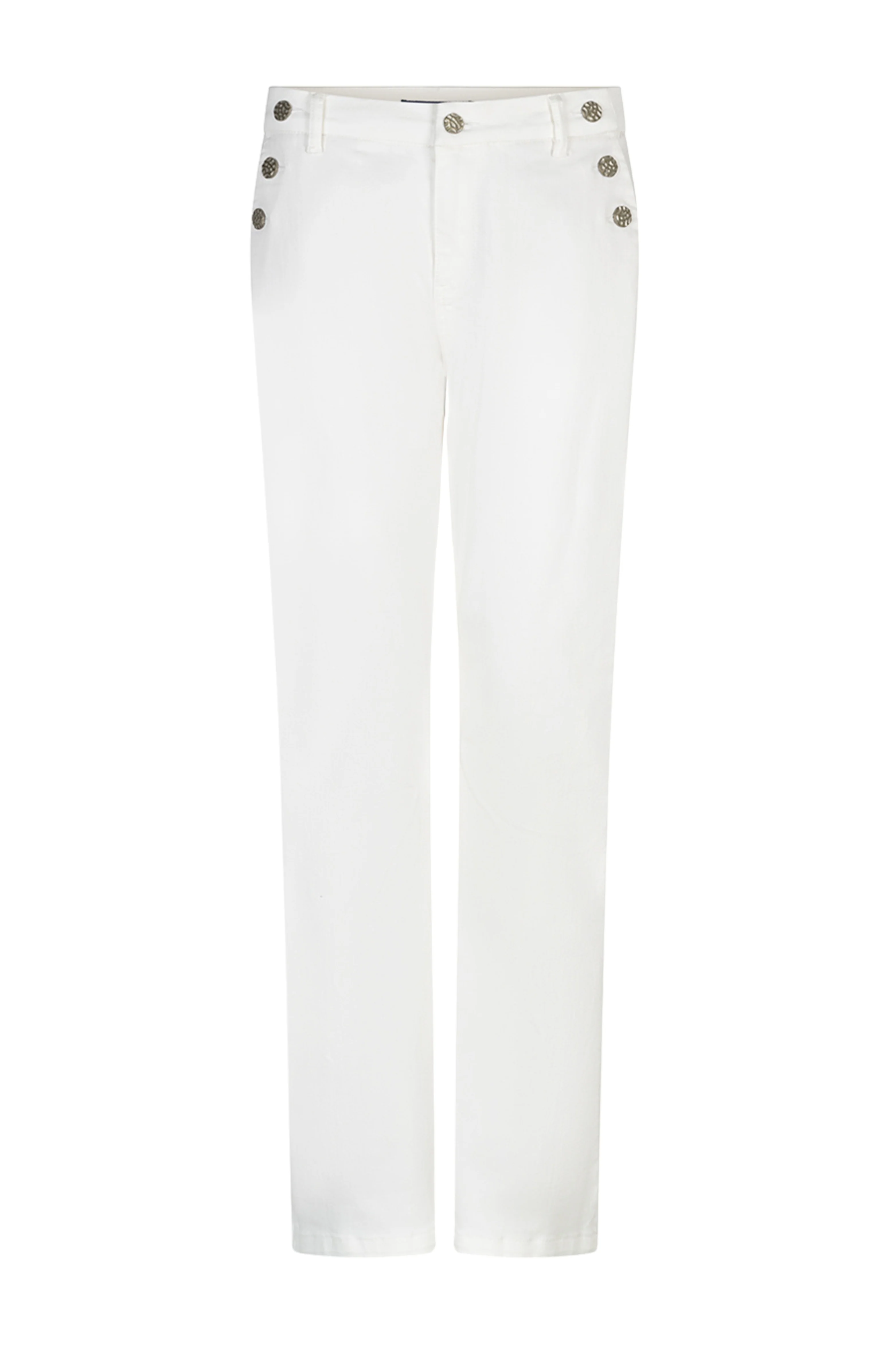 Broek Bibette Buttons Offwhite SRB4859 L33 - Image 2