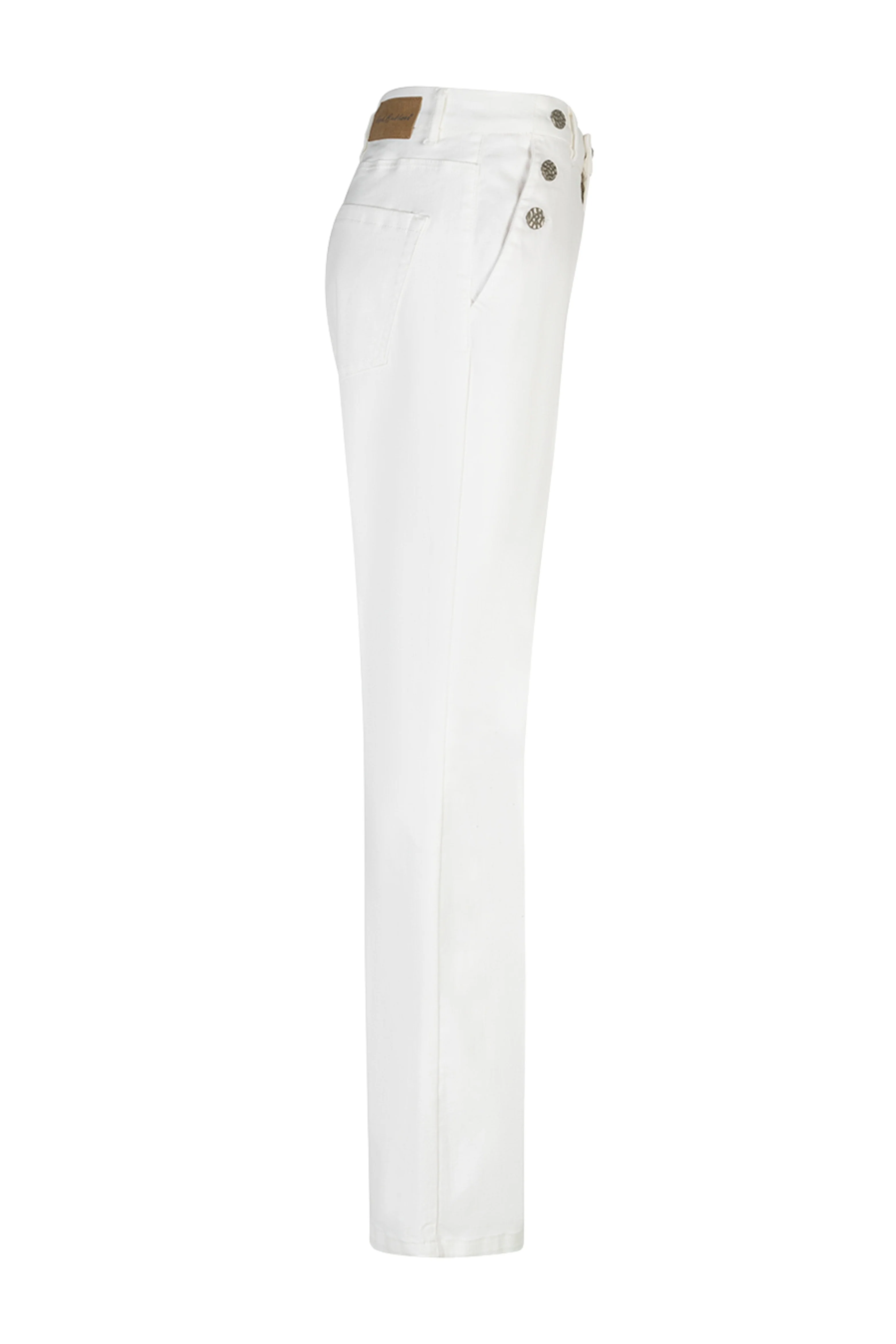 Broek Bibette Buttons Offwhite SRB4859 L33 - Image 4