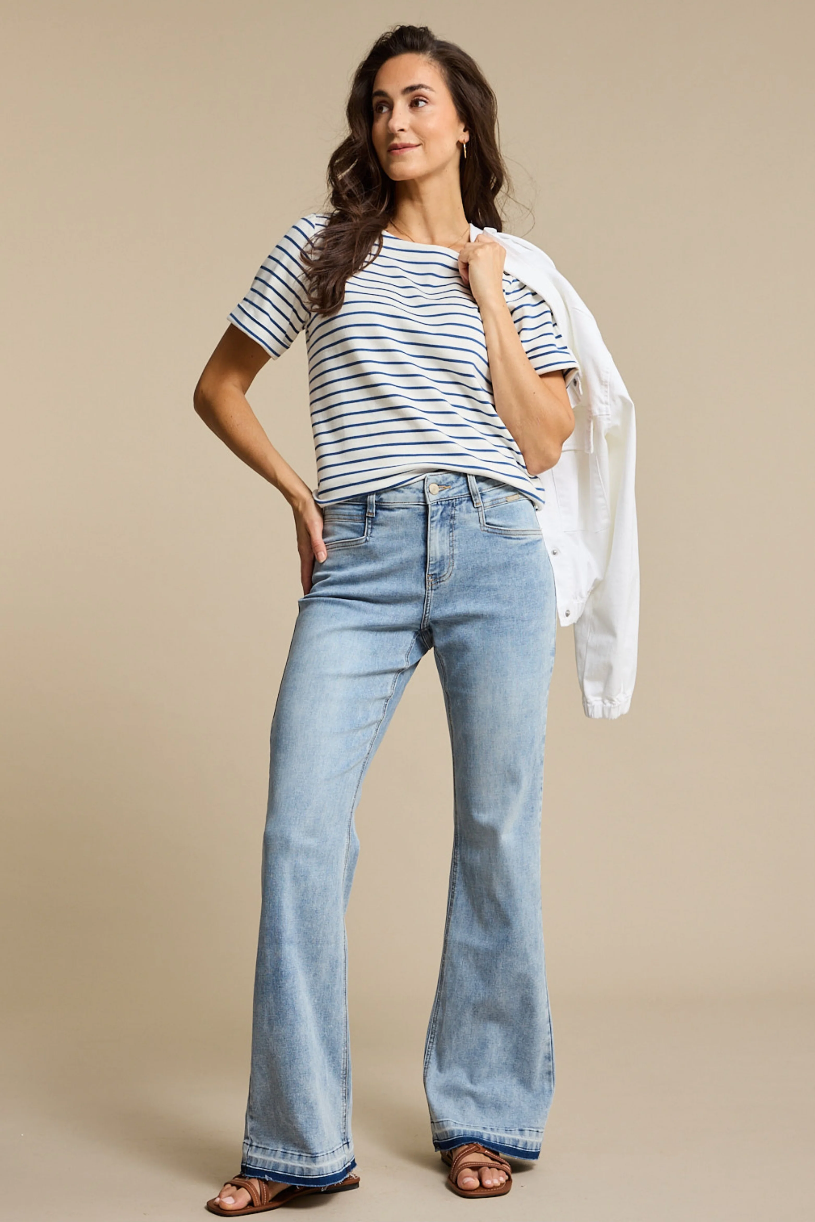 Broek Bibette Released Hem Vintage SRB4768 - Image 2