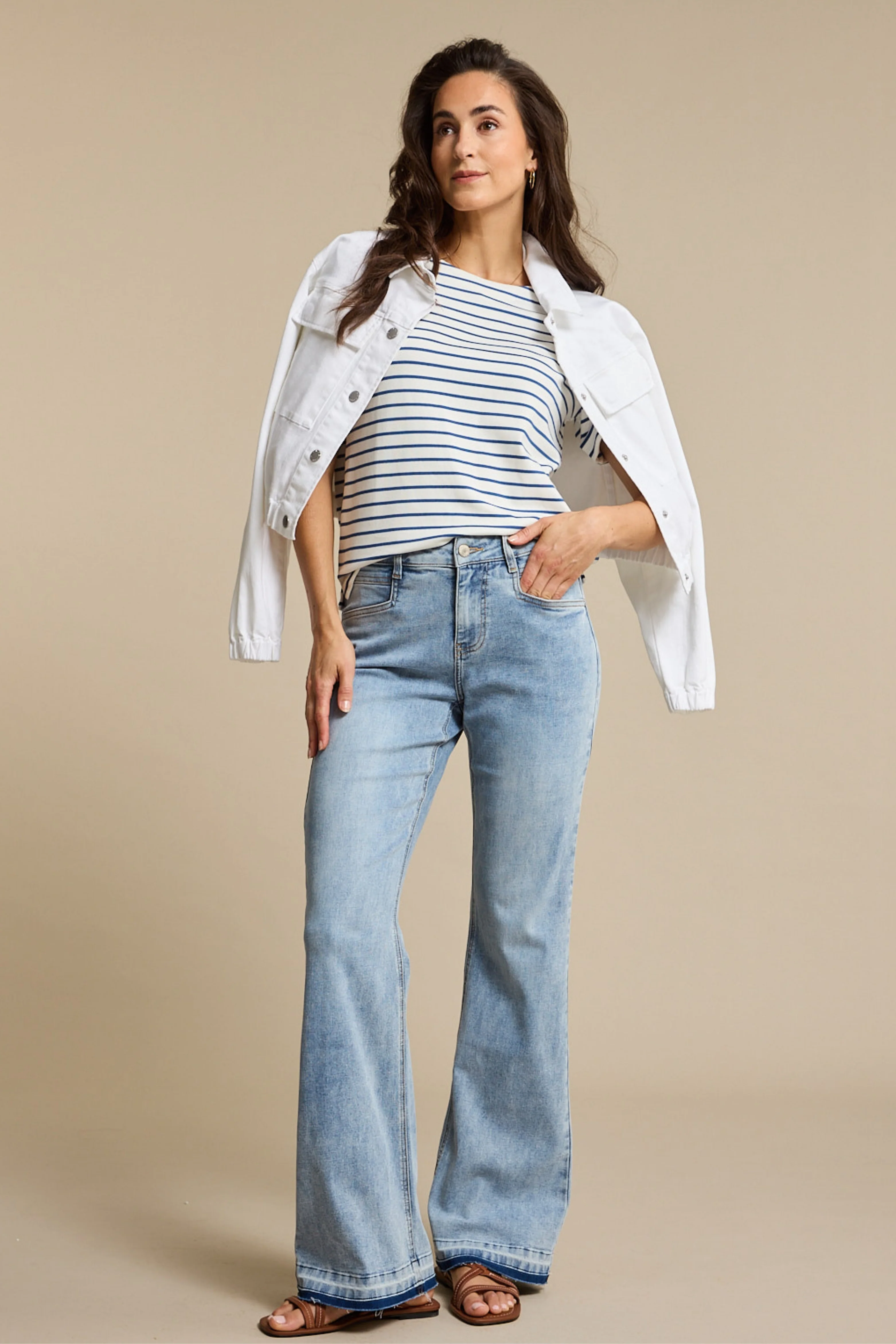 Broek Bibette Released Hem Vintage SRB4768 - Image 4