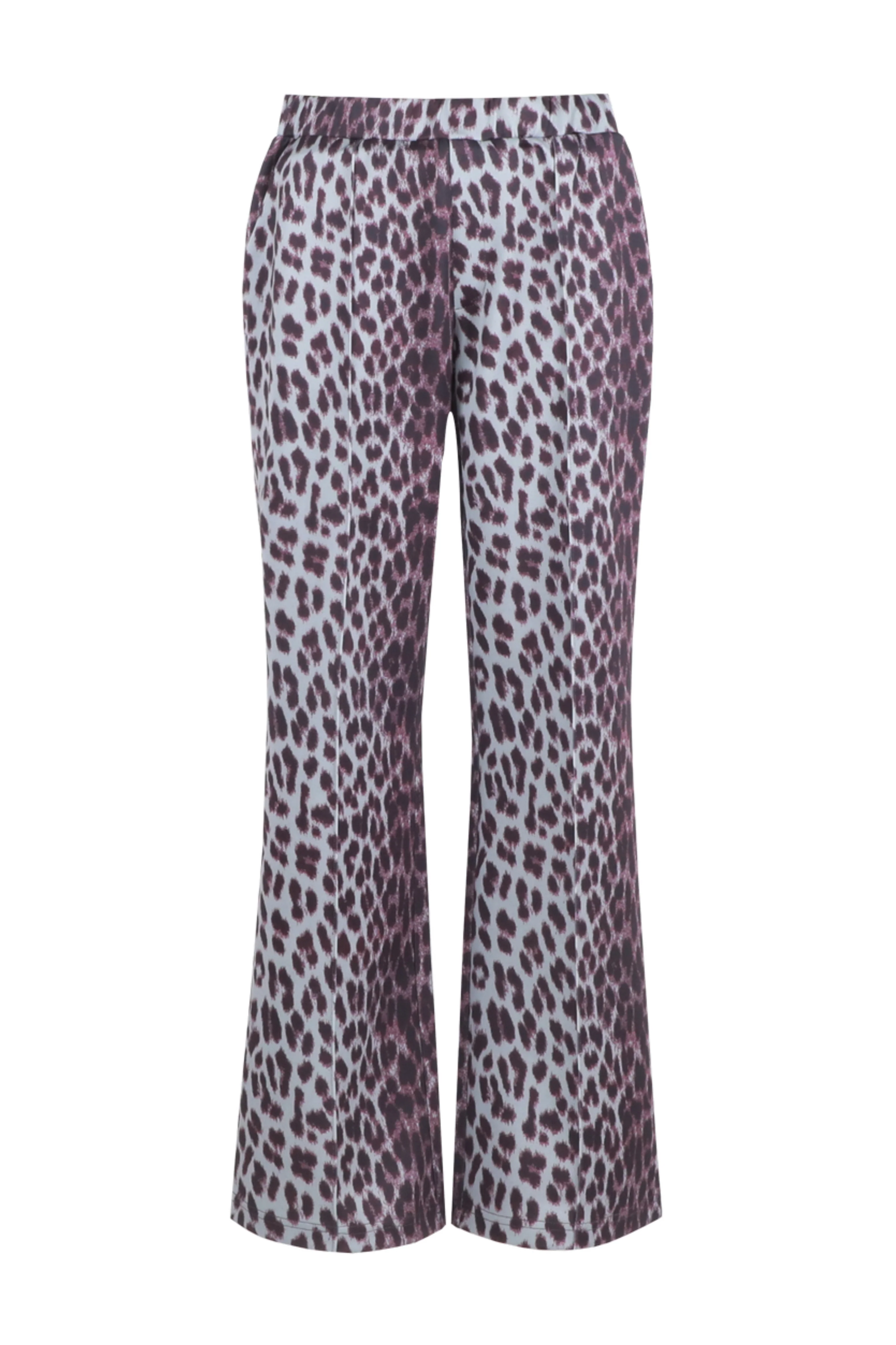 Broek Bindi Gray Melange Mauve Wine - Image 3