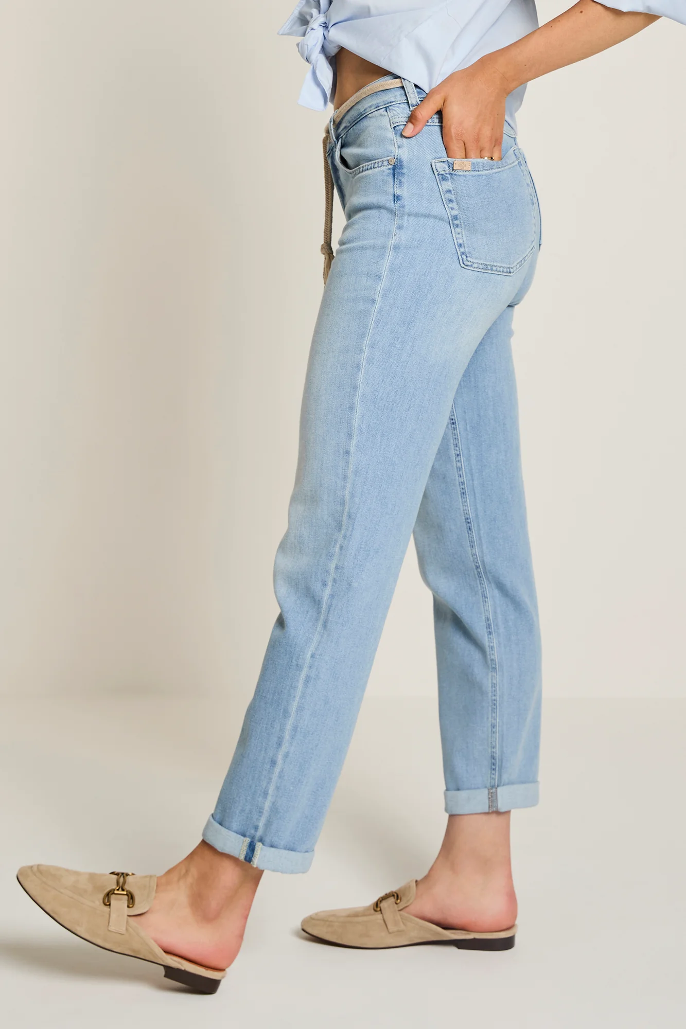 Broek Bobby Used Sky SS261266091 L30 - Image 3