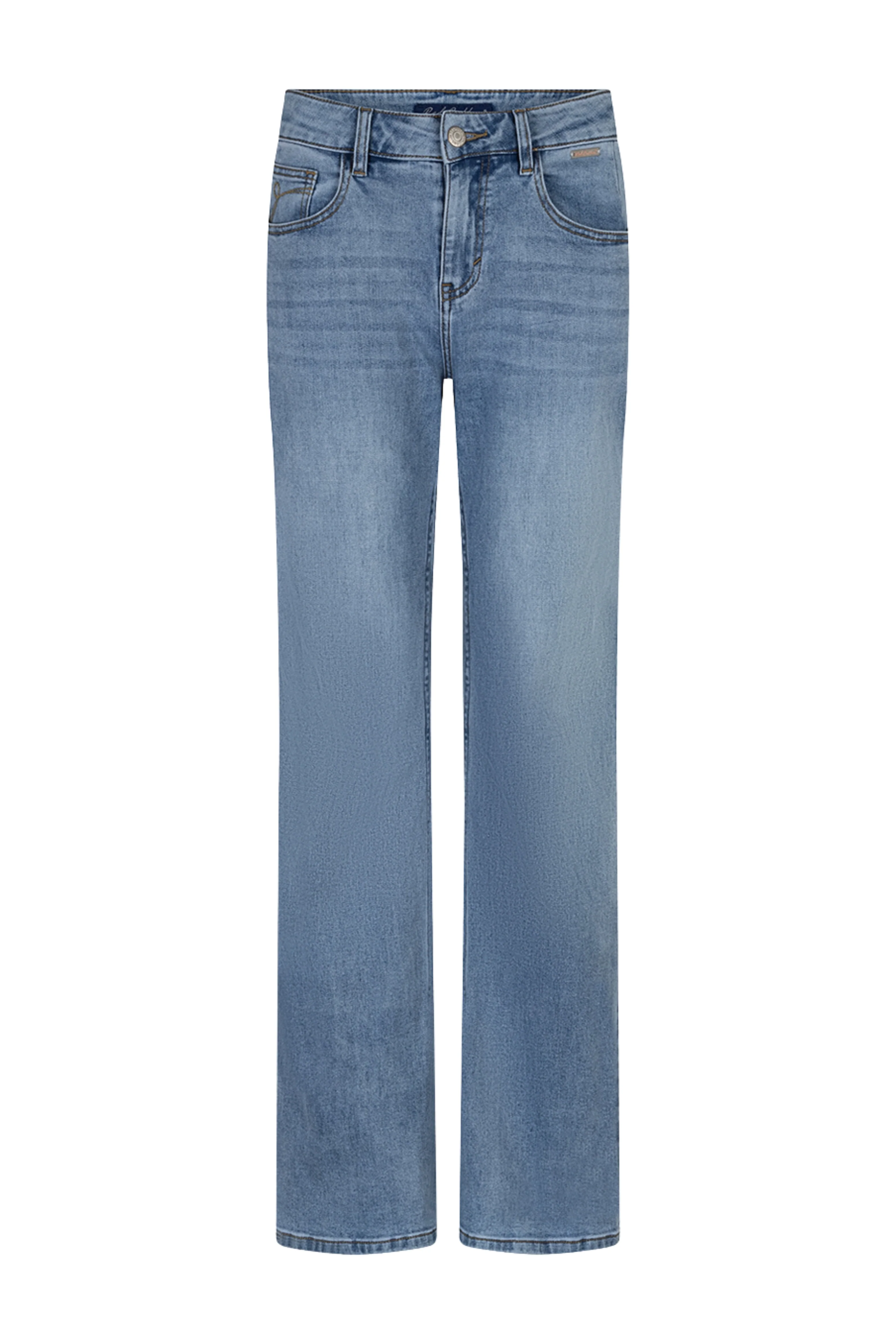 Broek Brielle Flare Denim Light Stone SRB4842 L31 - Image 2