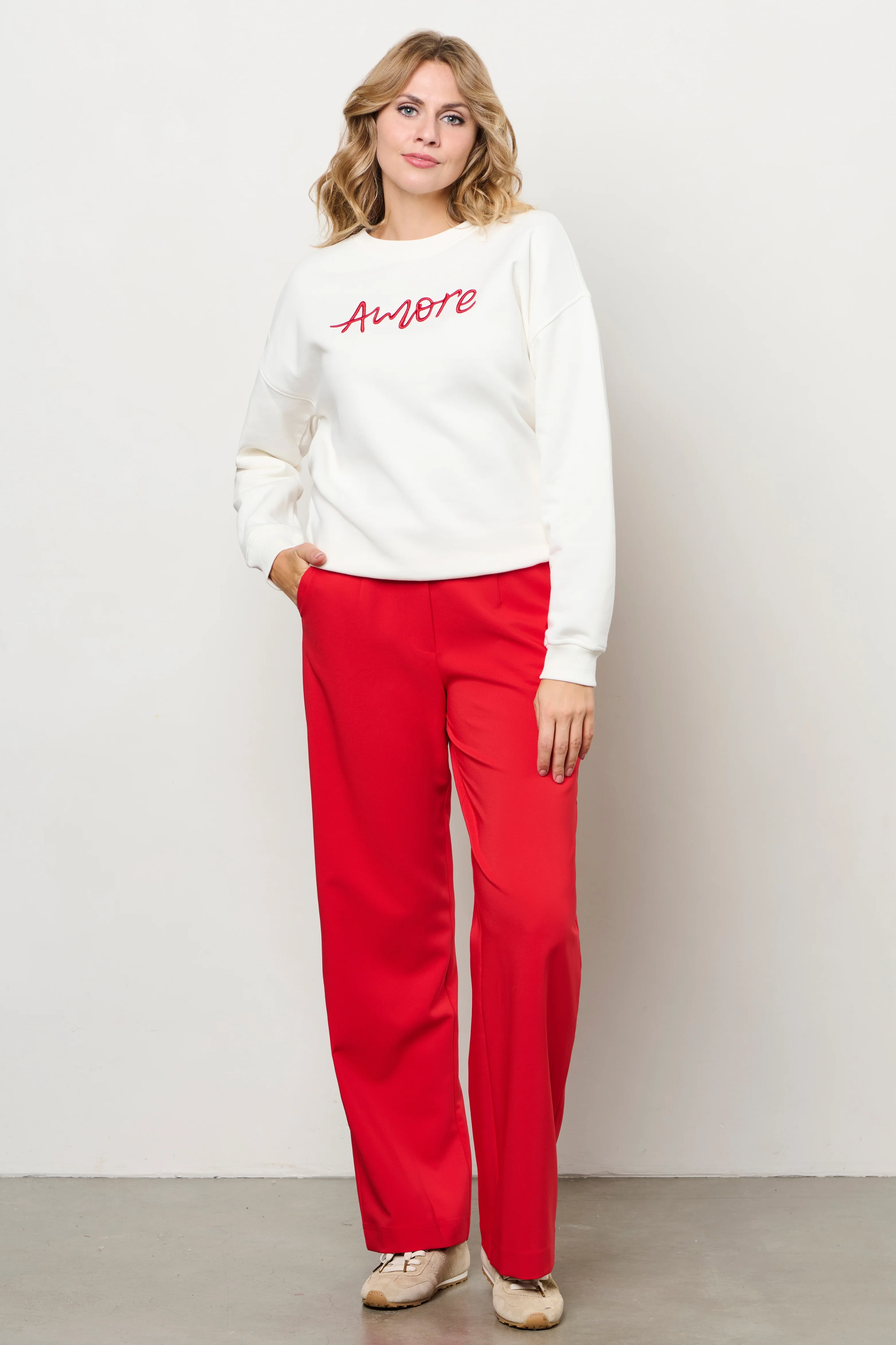 Broek Camilla Red PA415 - Image 2