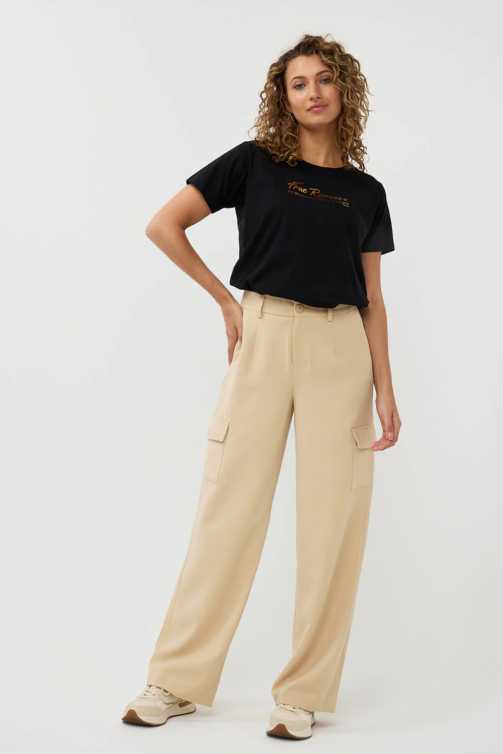 Broek Cargo City Sand W24.10709 - Image 3