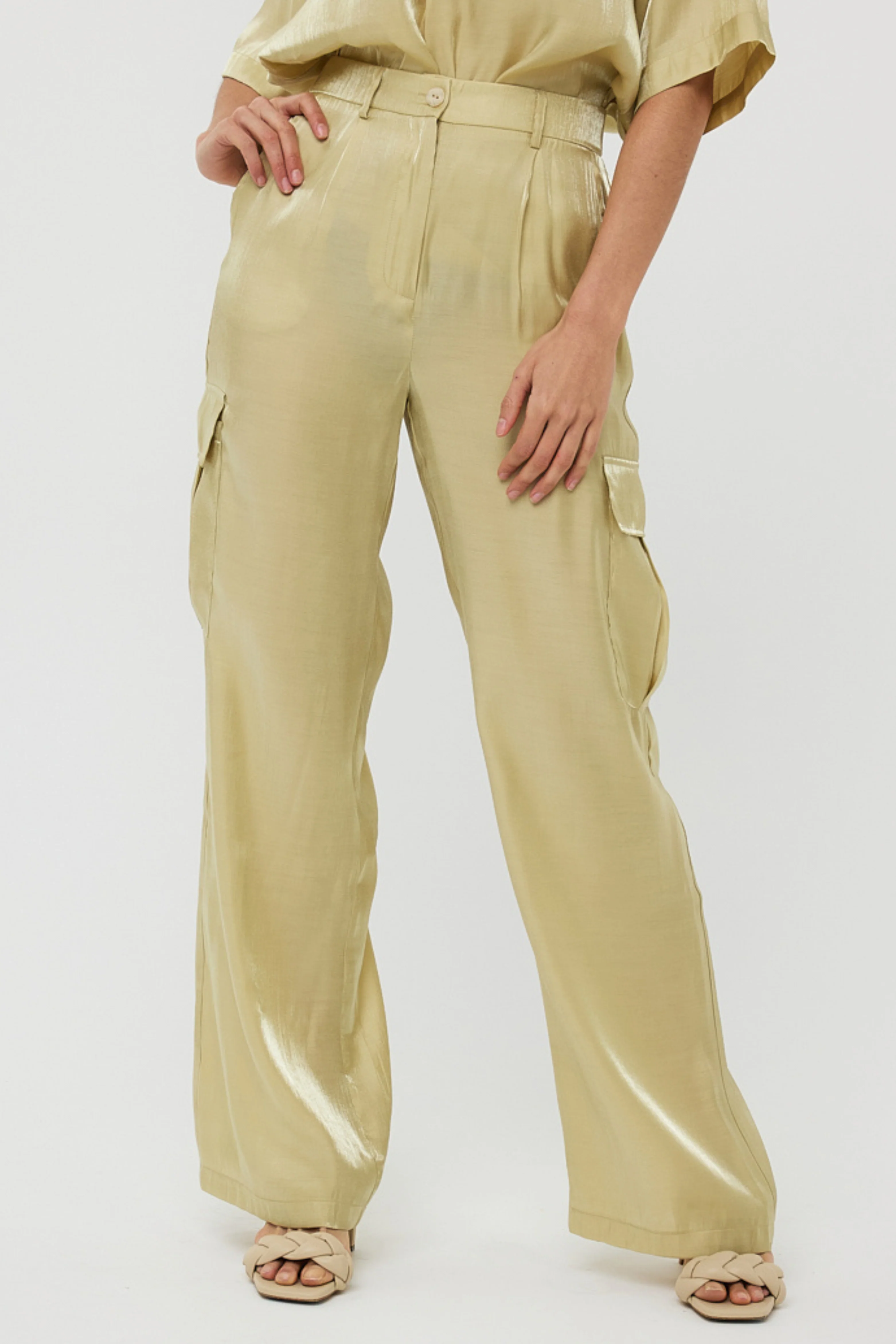 Broek Cargo Silky Touch Lemon Pie HS25.28202 - Image 3