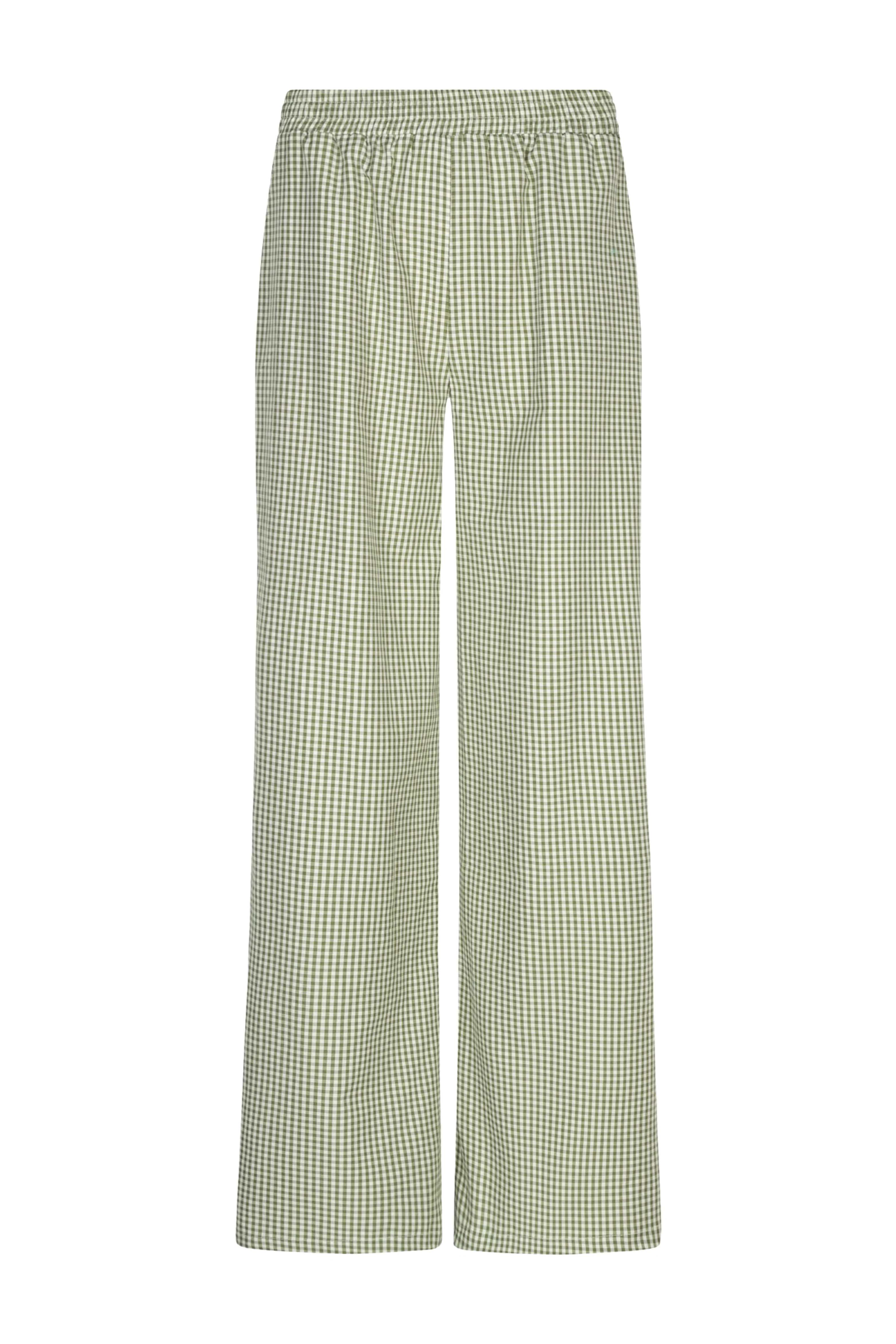 Broek Celeste Green Check Tall