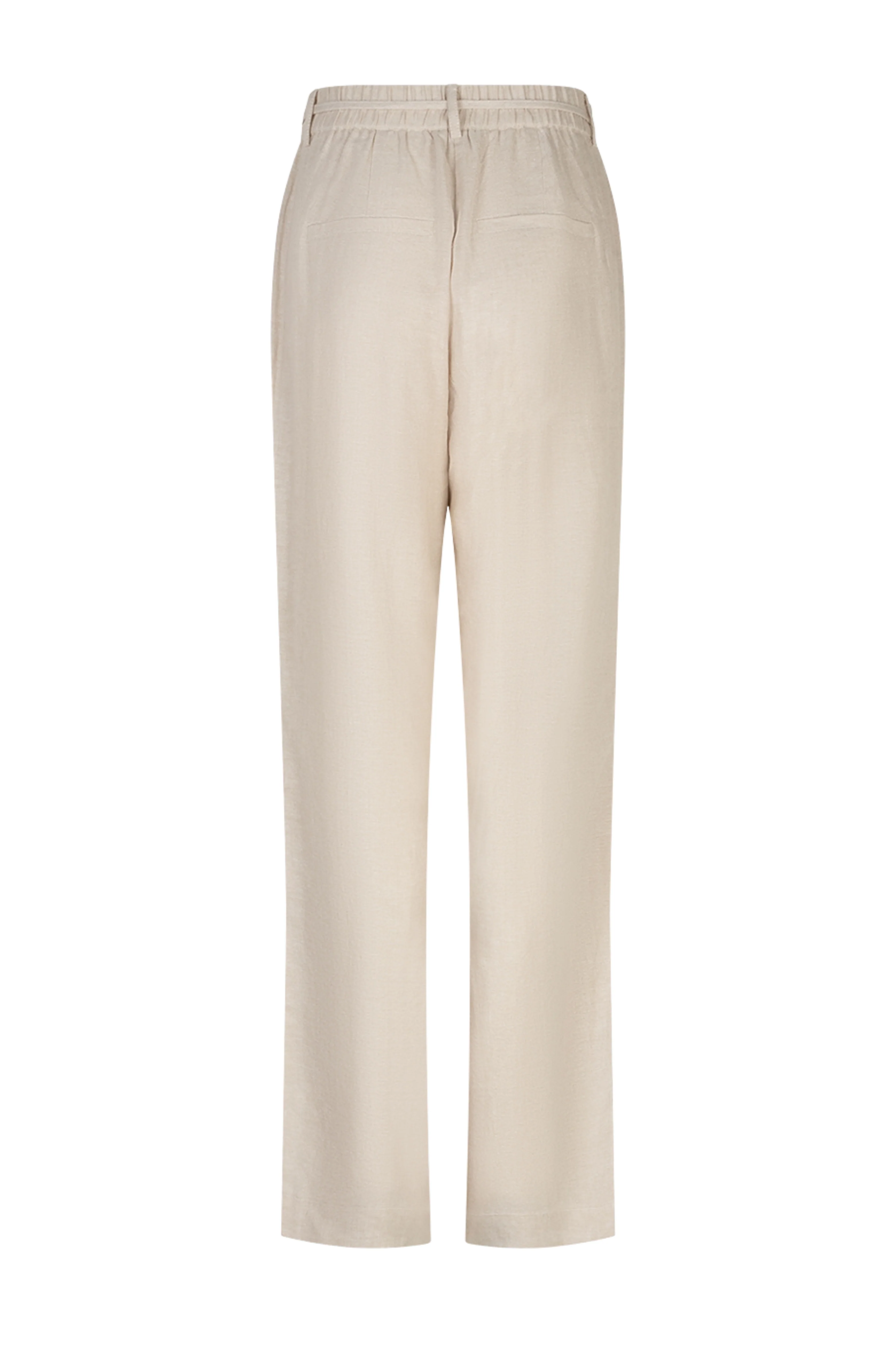 Broek Claudette Linen Visco Melange Pebble SRB4797 L33 - Image 2