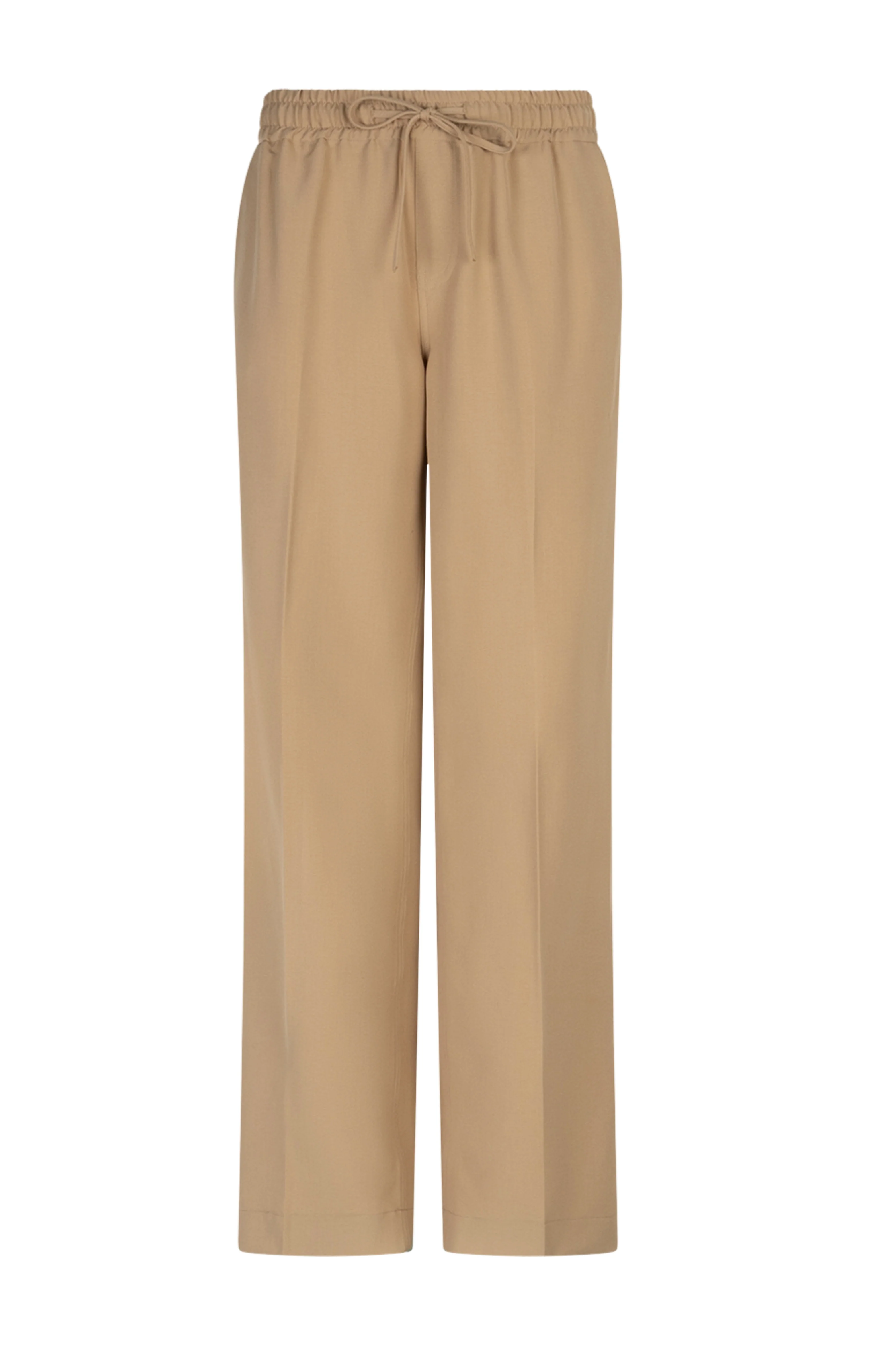 Broek Claudette Palazzo Sidetape Dark Sand SRB4844A L33 - Image 2