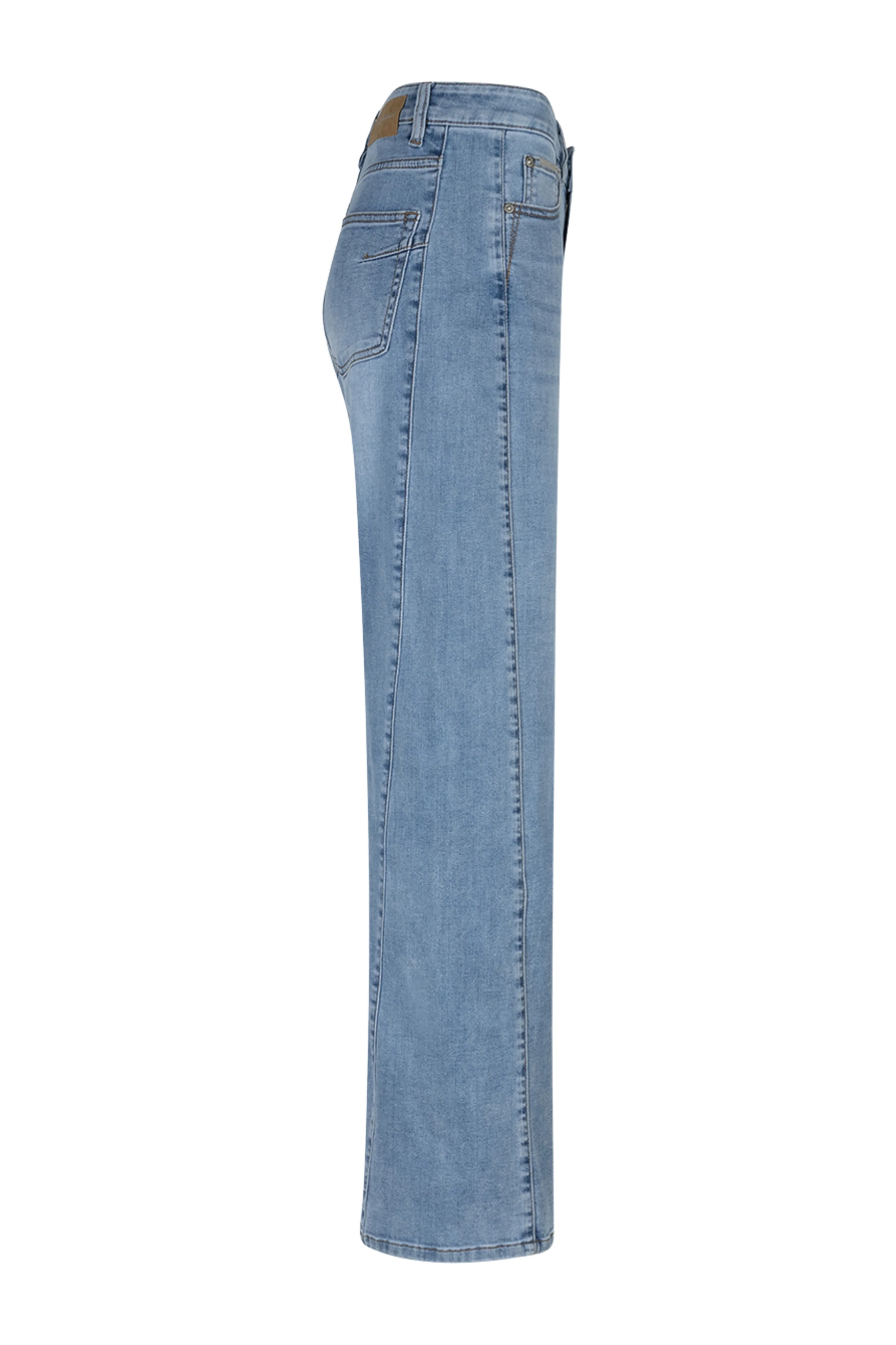 Broek Claudette Slanted Seam Light Blue SRB4907 L33 - Image 5