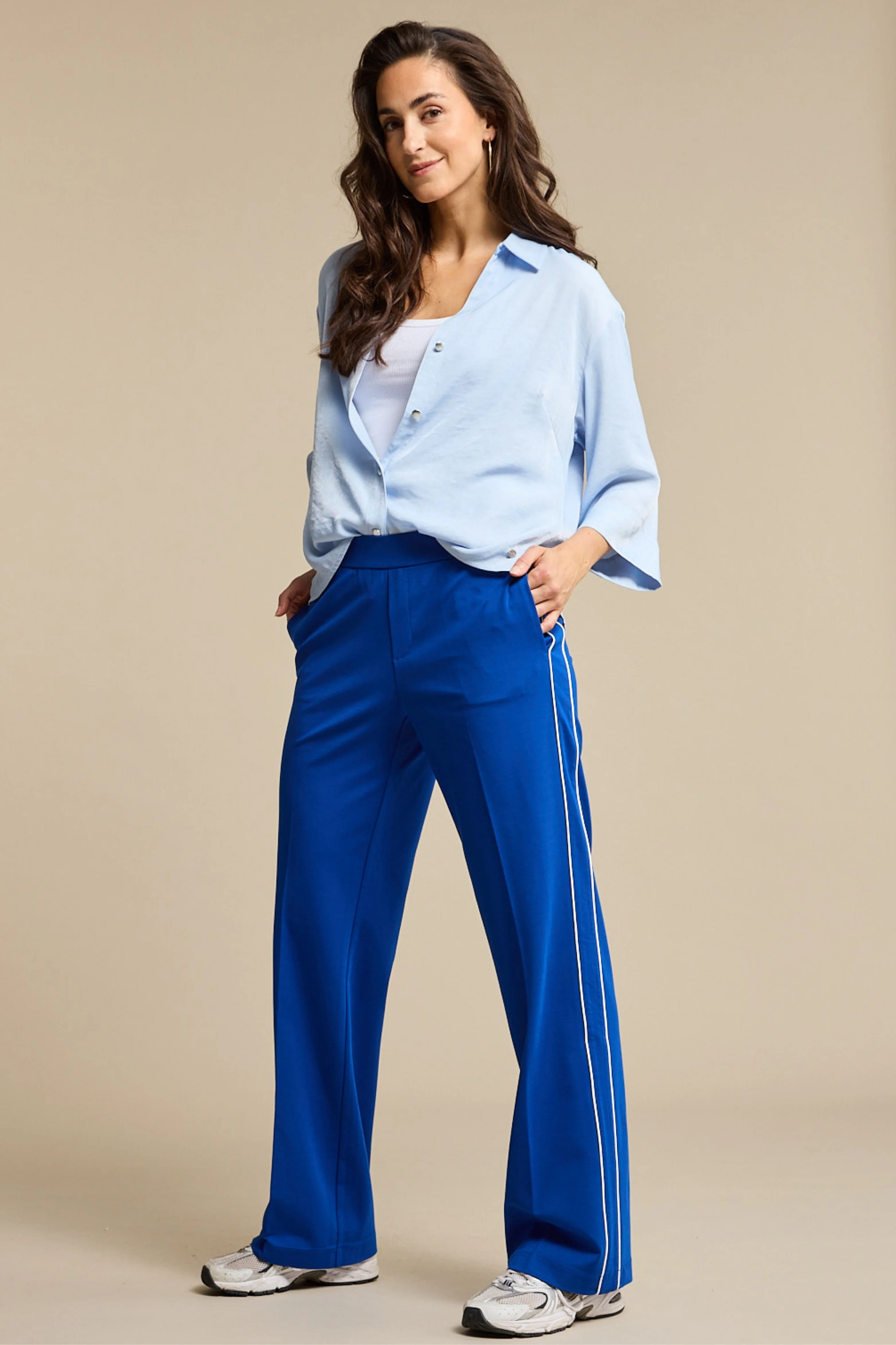Broek Colette Punta Piping Cobalt SRB4751 L33 - Image 7