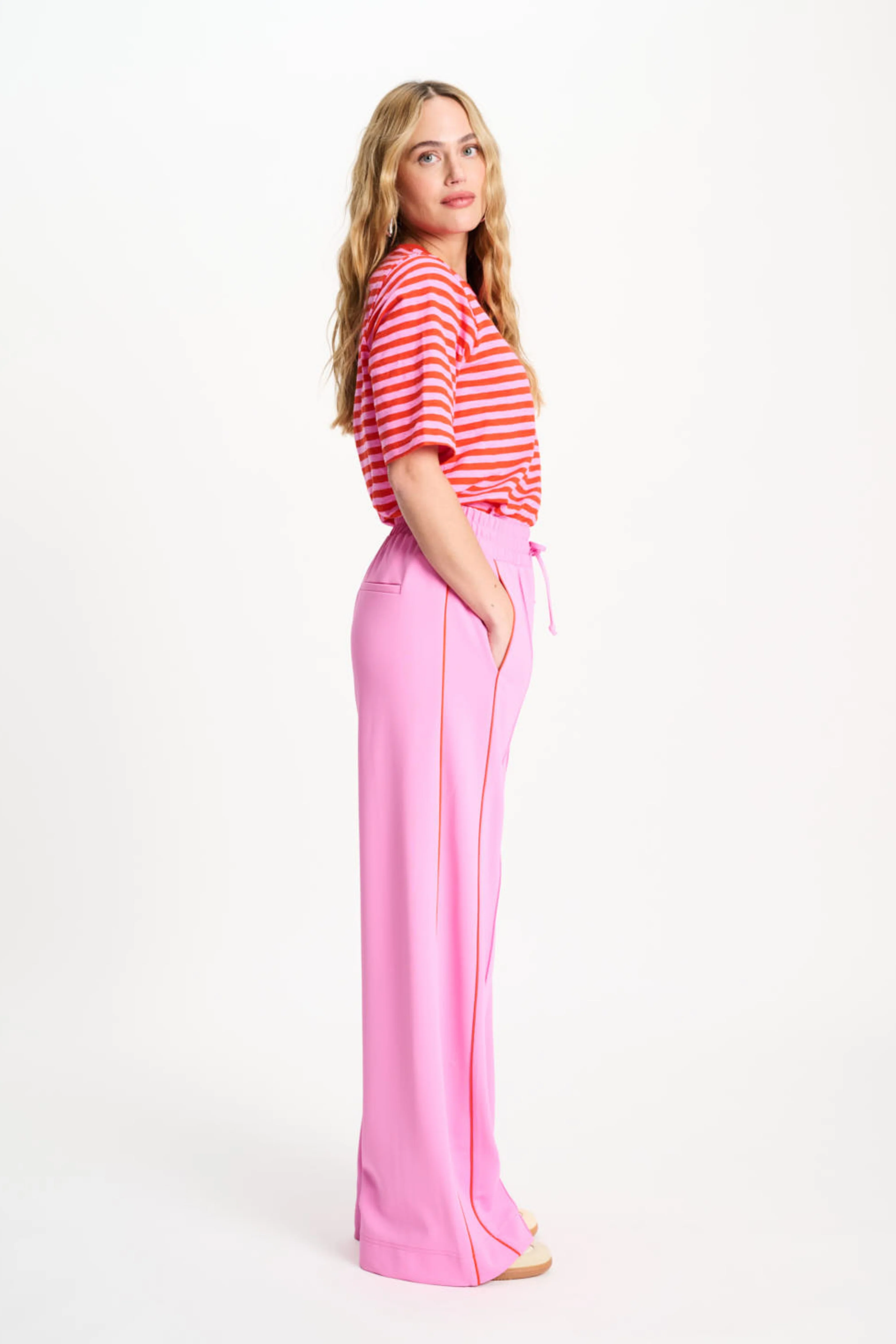 Broek Colourblock Cheering Pink SP9514 - Image 4