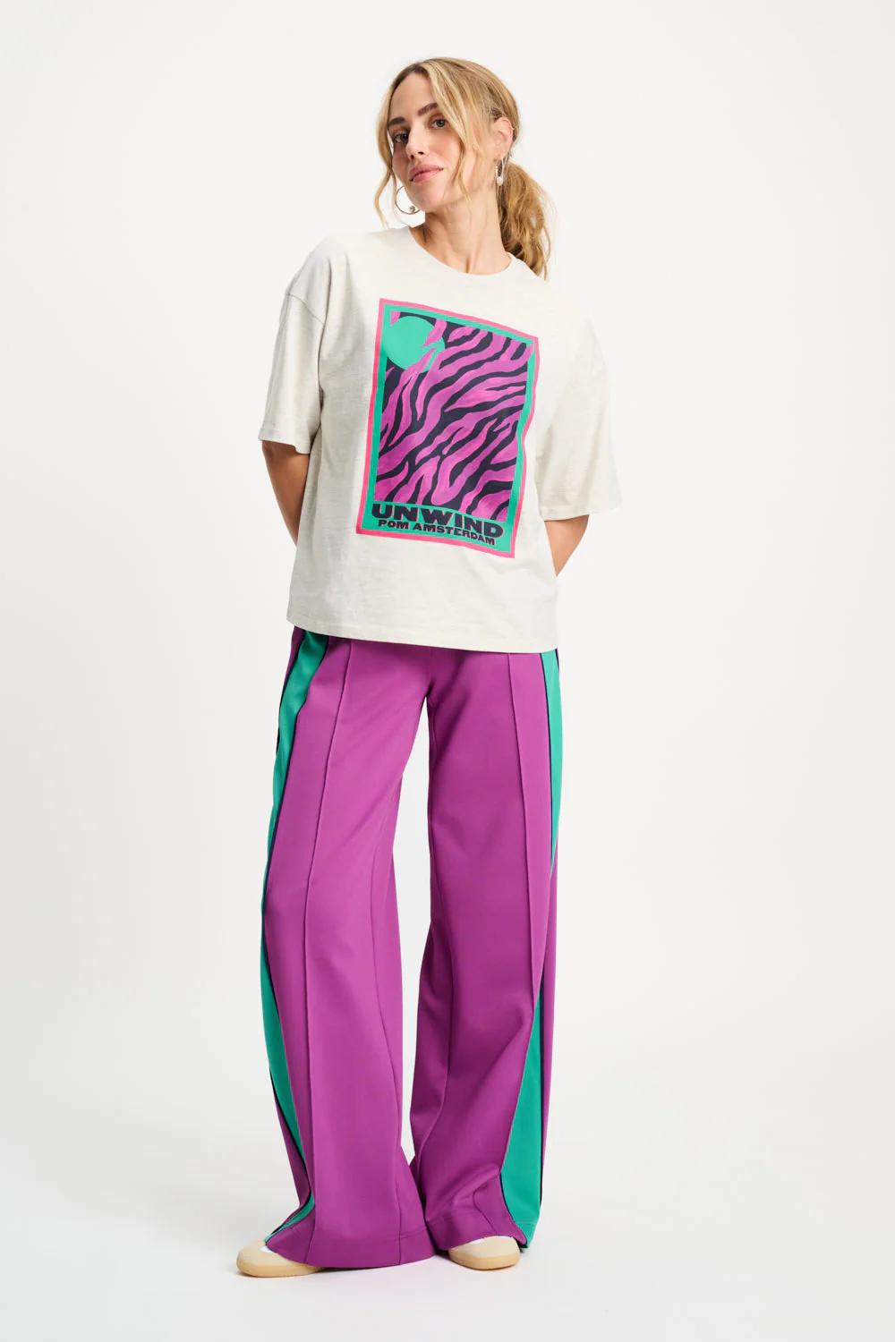 Broek Colourblock Wild Purple SP9455