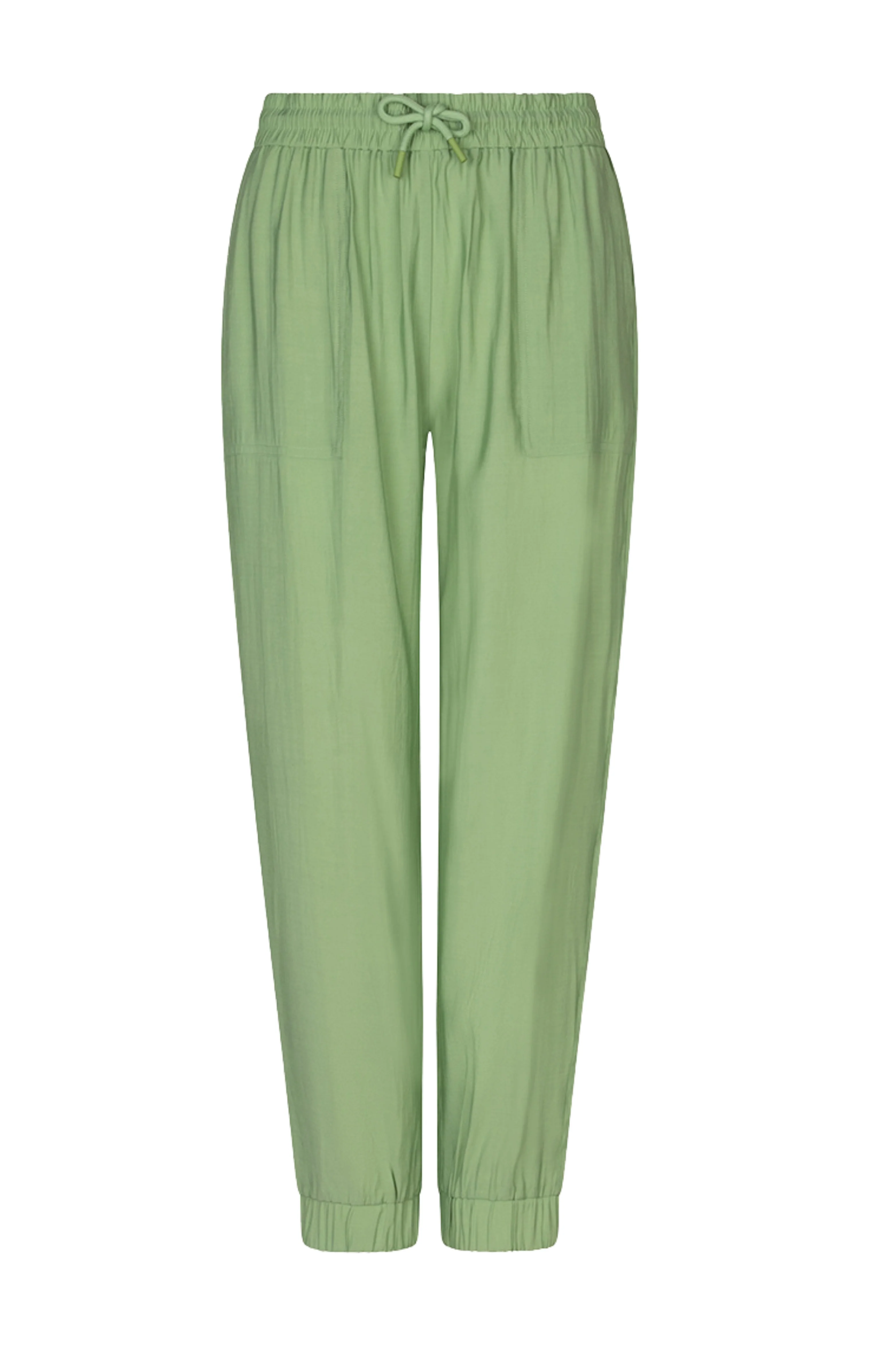 Broek Crinkle Modal Jungle Green HS26.05213 - Image 2