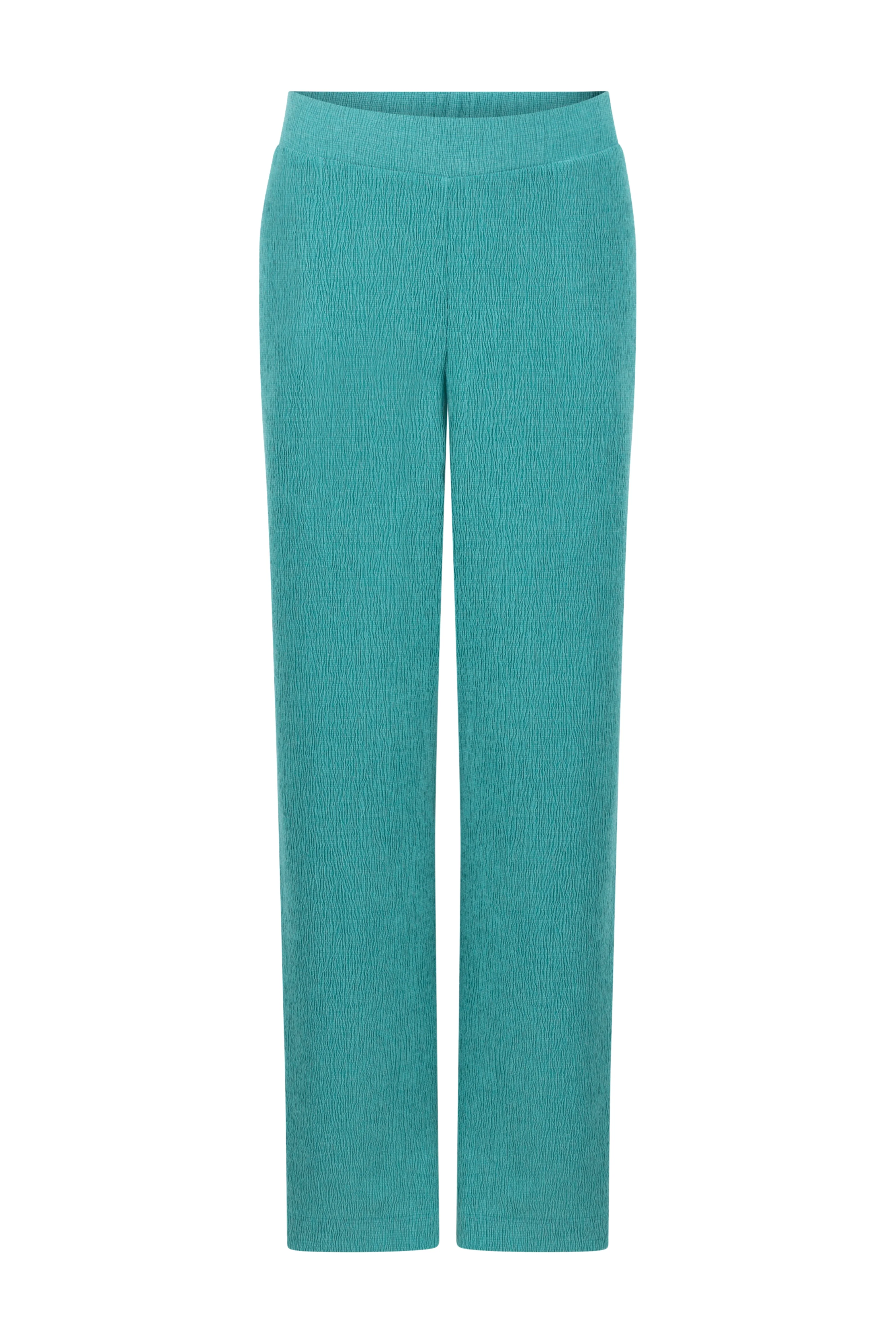 Broek Crinkled Deep Aqua Blue K01-20-101 3 - Image 2