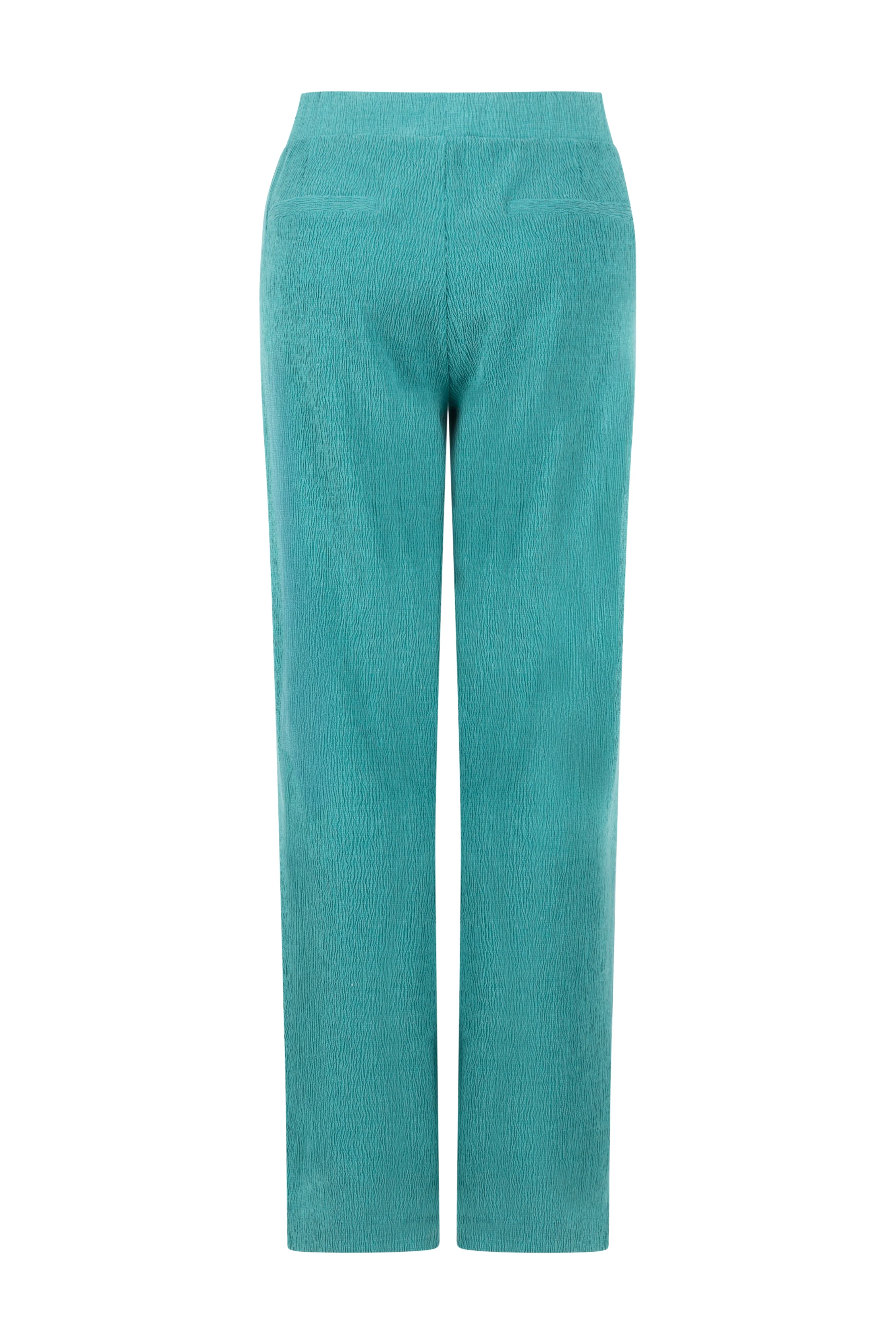 Broek Crinkled Deep Aqua Blue K01-20-101 3 - Image 4