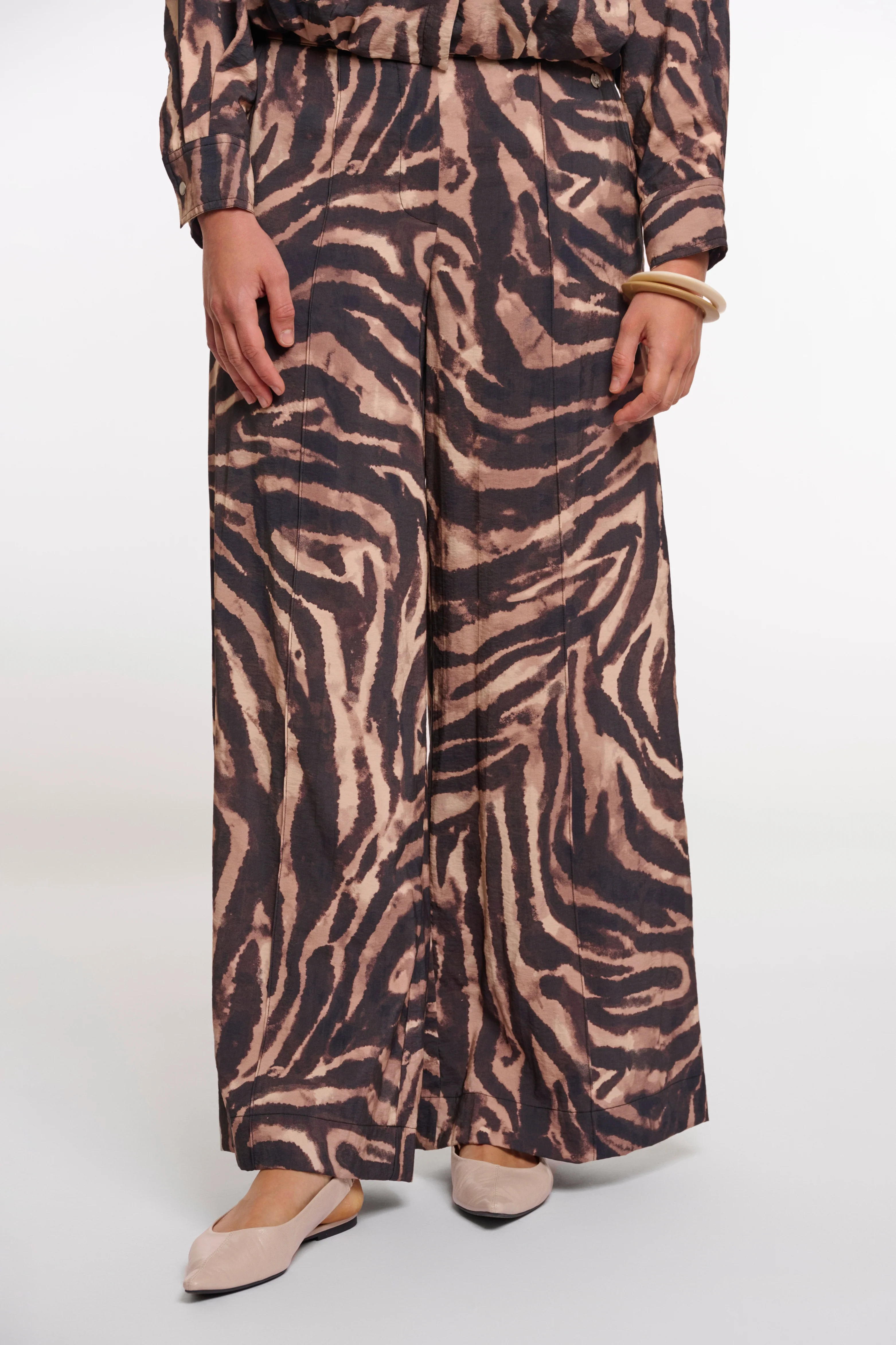 Broek Darja Brown Zebra