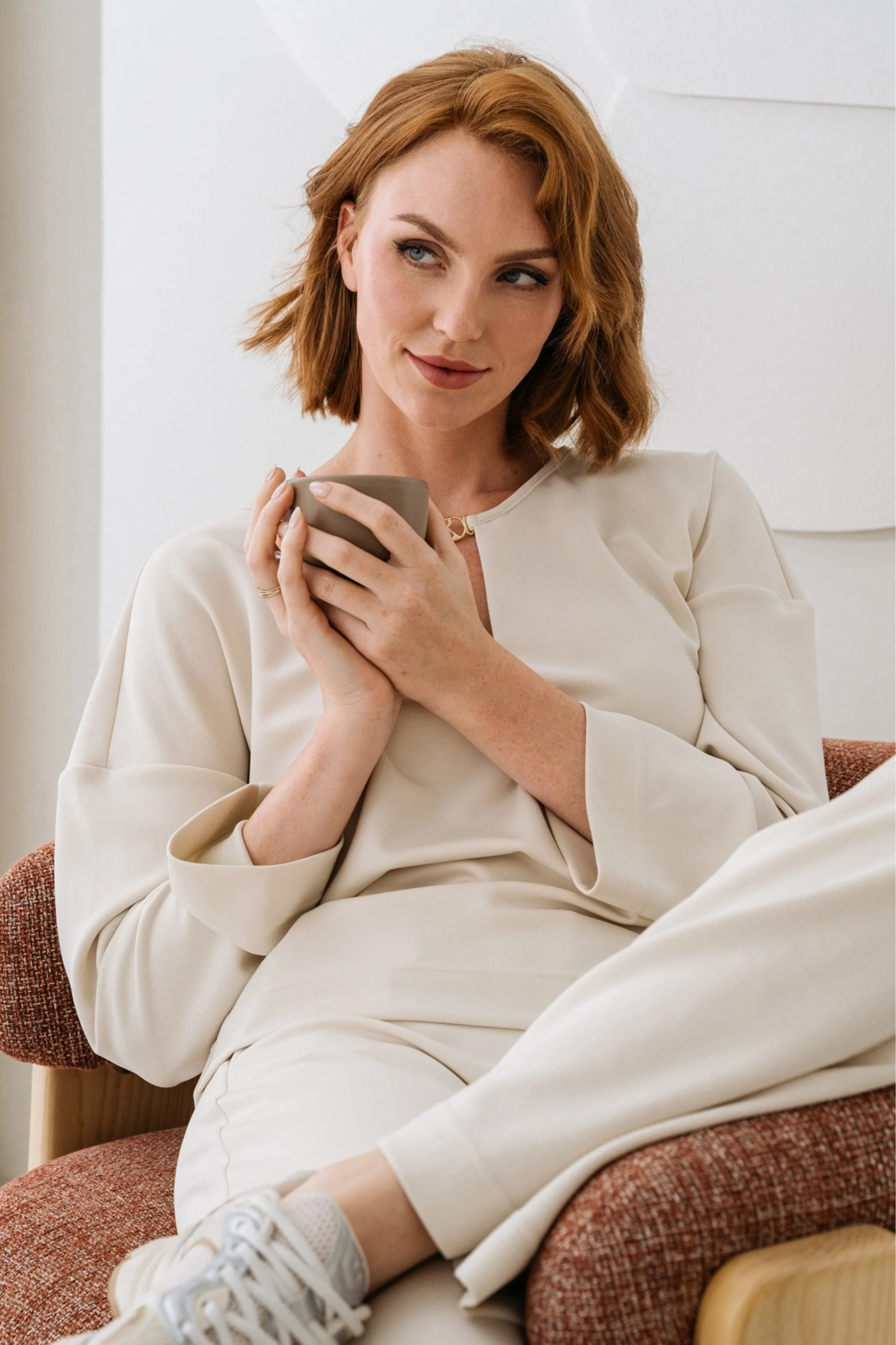 Broek Dawn Beige PA381 - Image 3