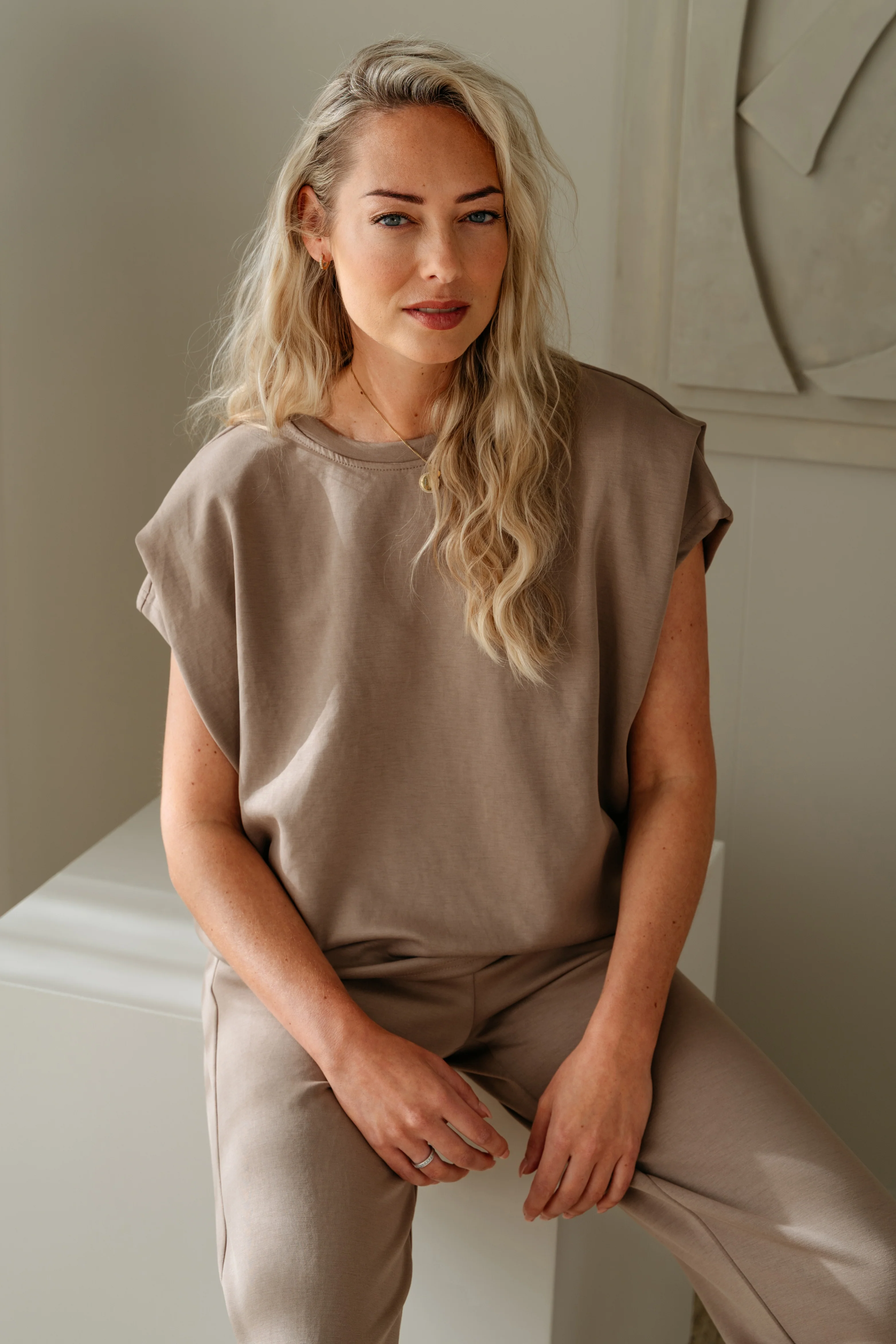 Broek Dawn Taupe PA381 - Image 5