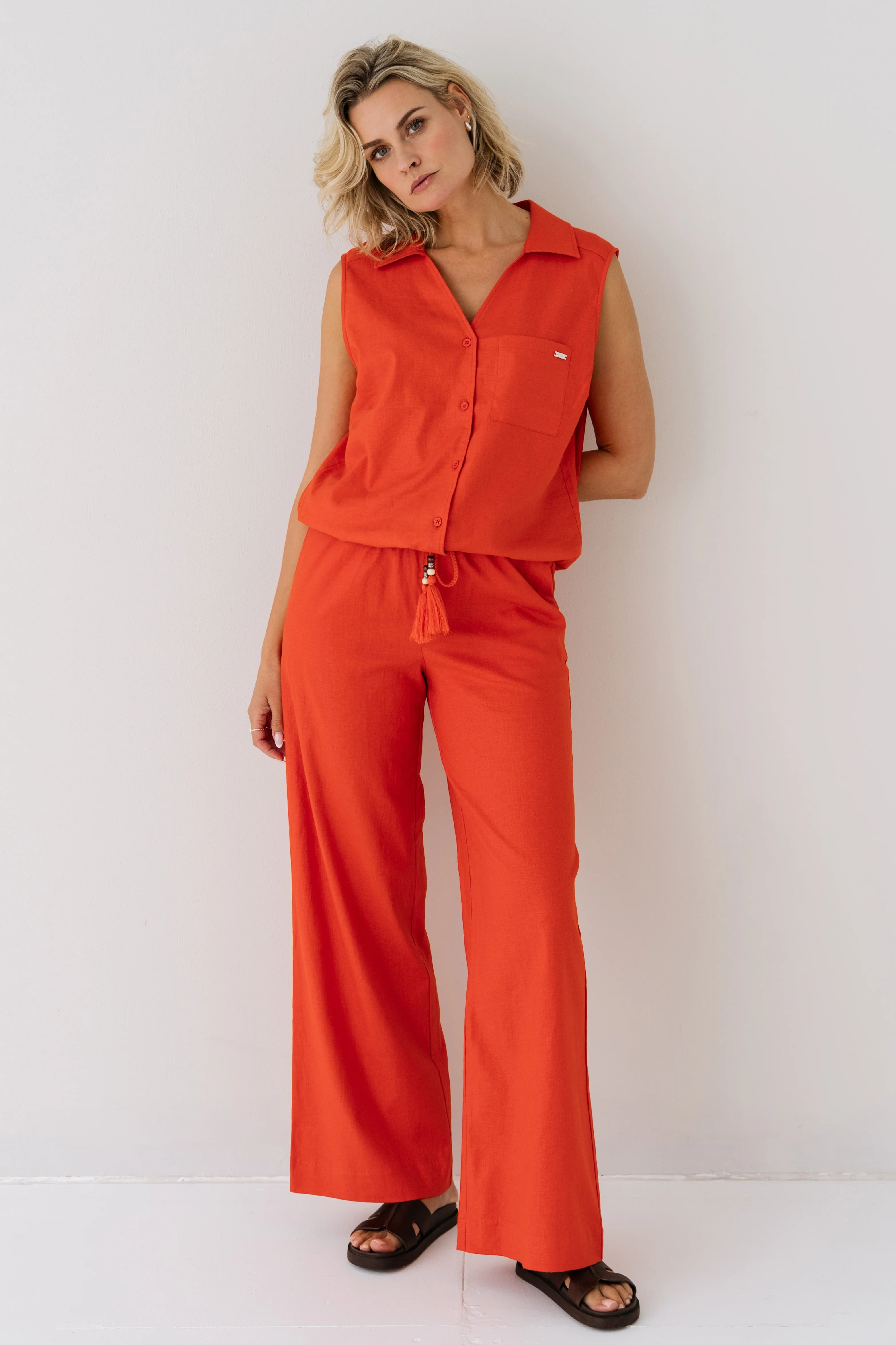Broek Dewie Coral - Image 2