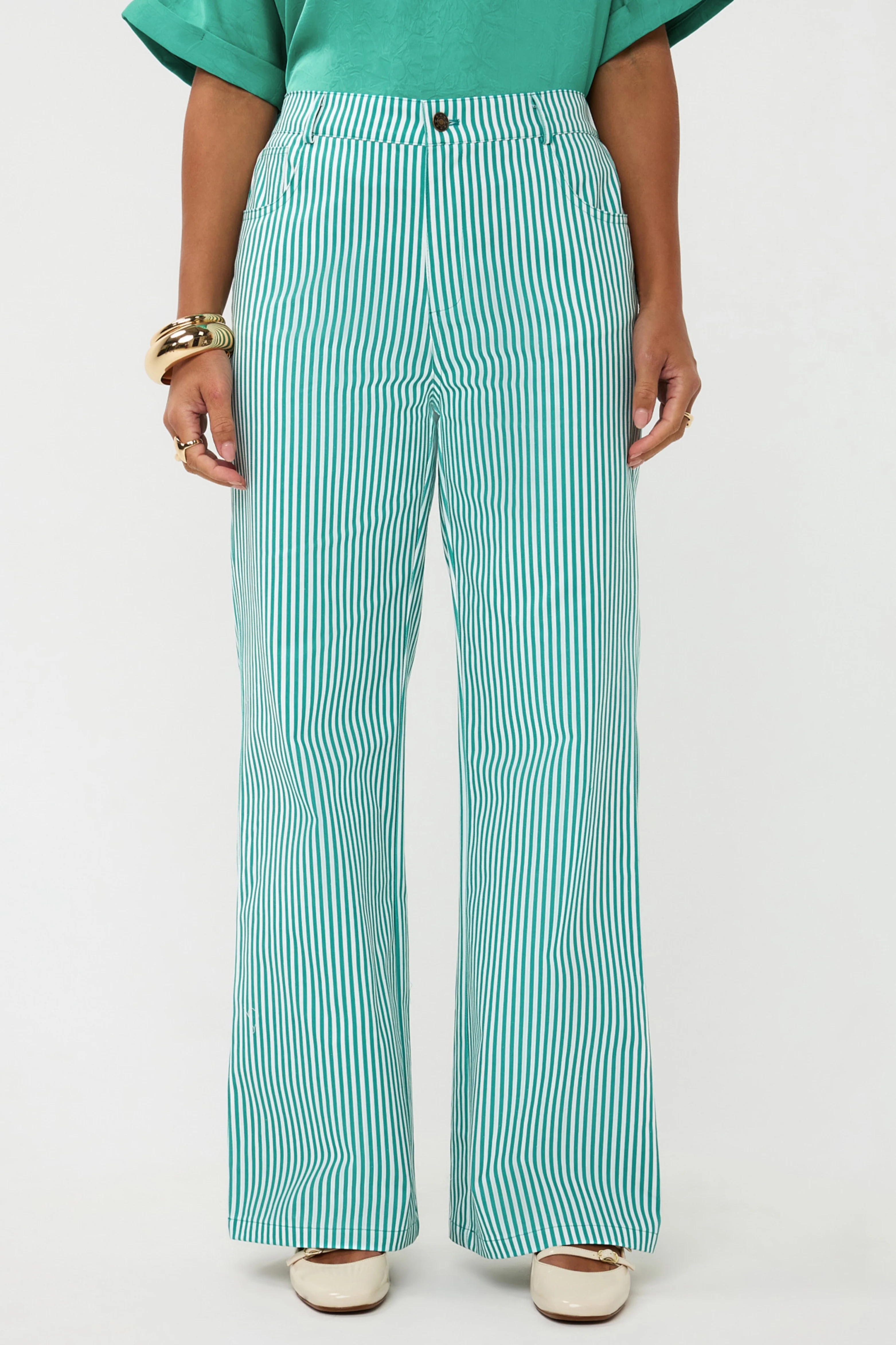 Broek Djamilla Sea Green - Image 7