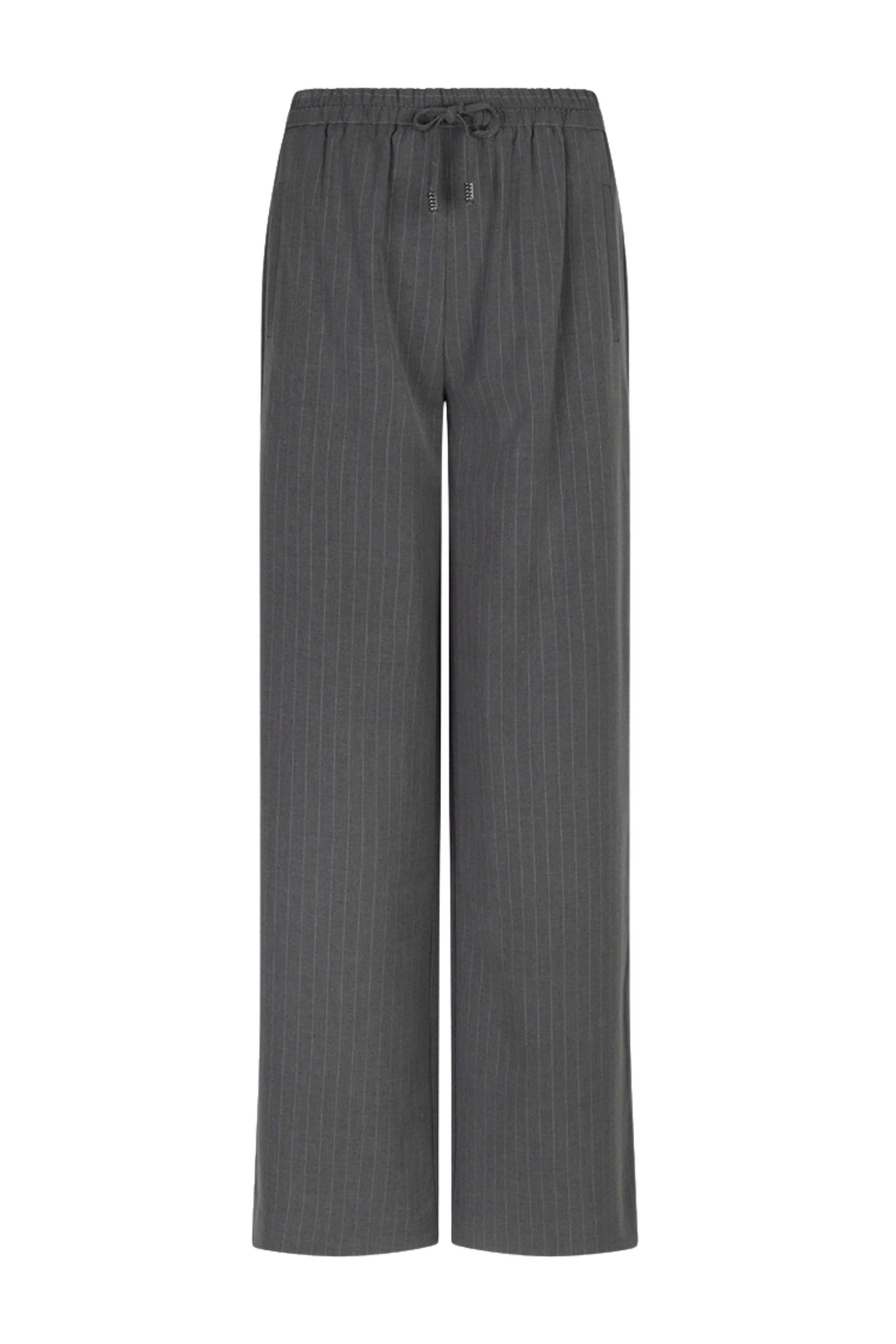 Broek Drawstrings Pinstripe Grey Melange F25.10548 - Image 2