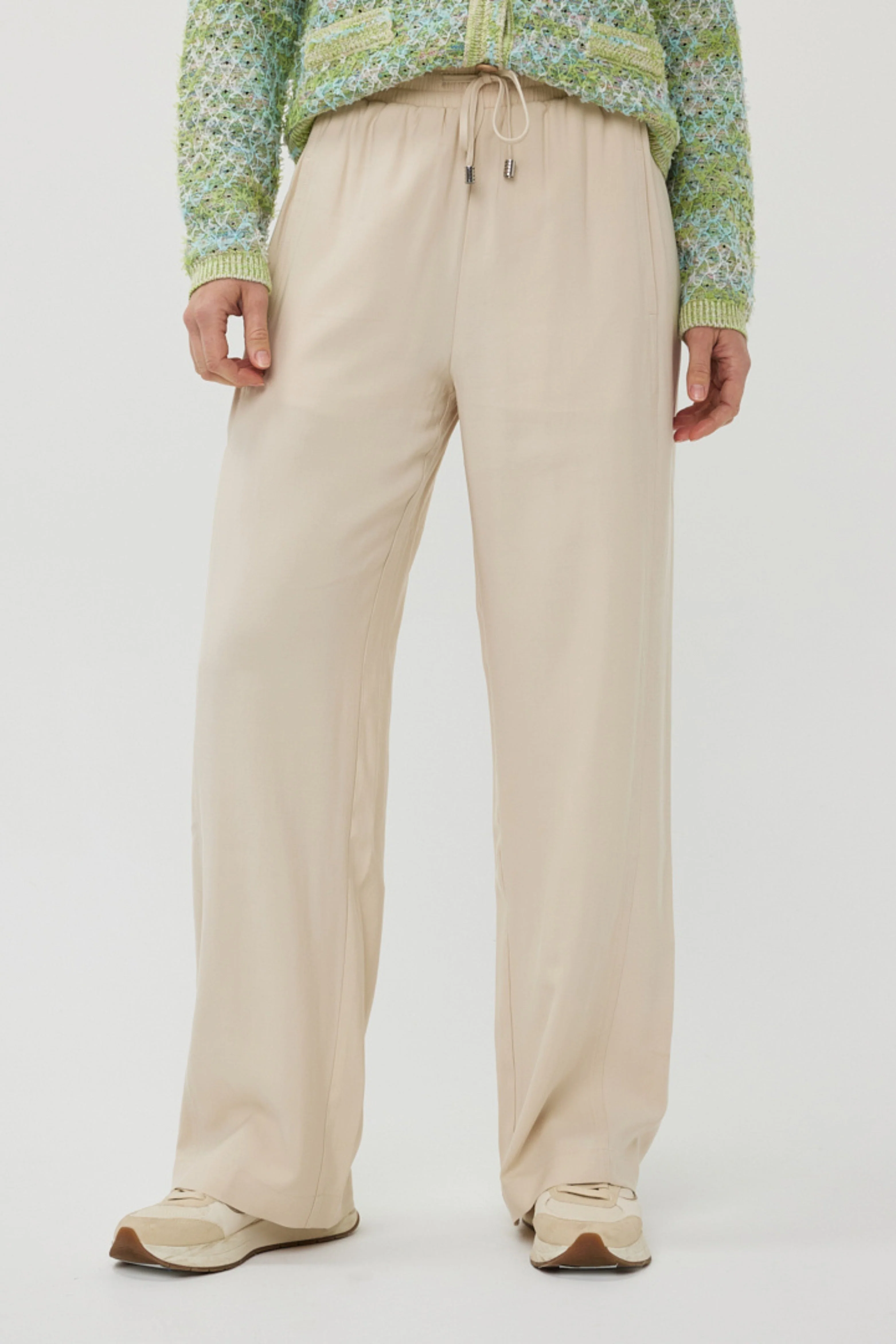 Broek Elastic WB Wide Sand SP25.10034 - Image 5