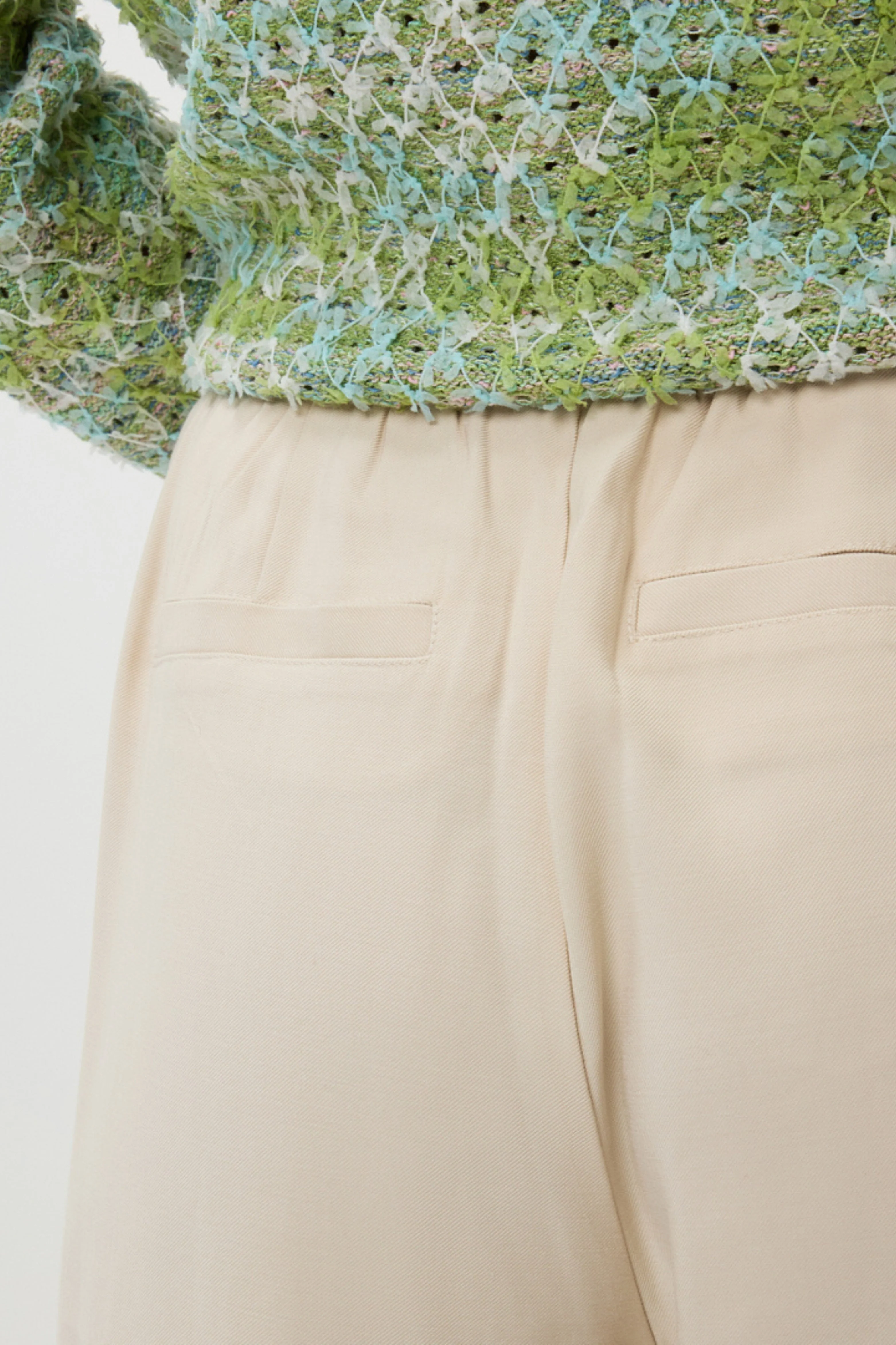 Broek Elastic WB Wide Sand SP25.10034 - Image 7
