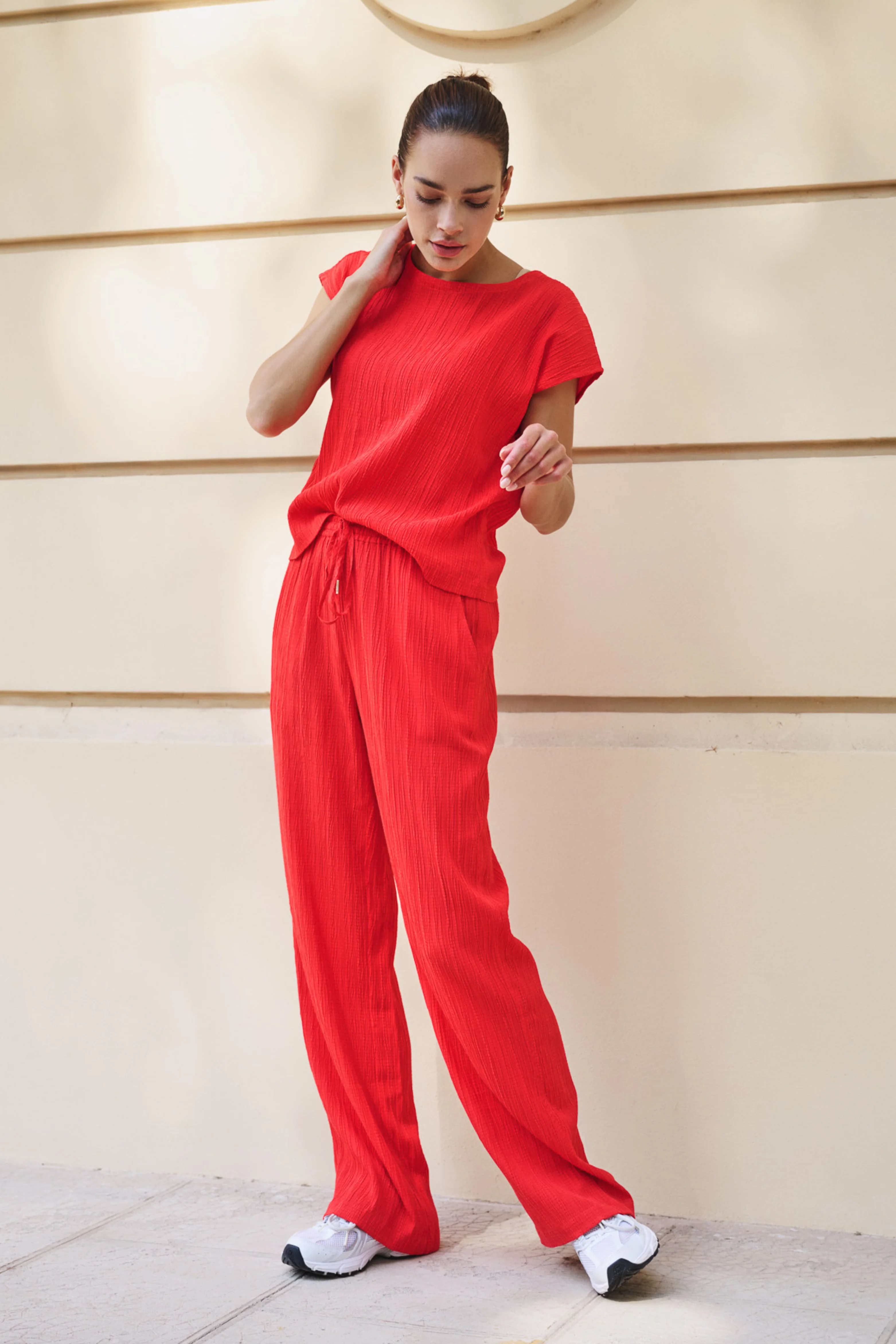 Top Fancy Crinkle Red HS26.10234 - Image 3
