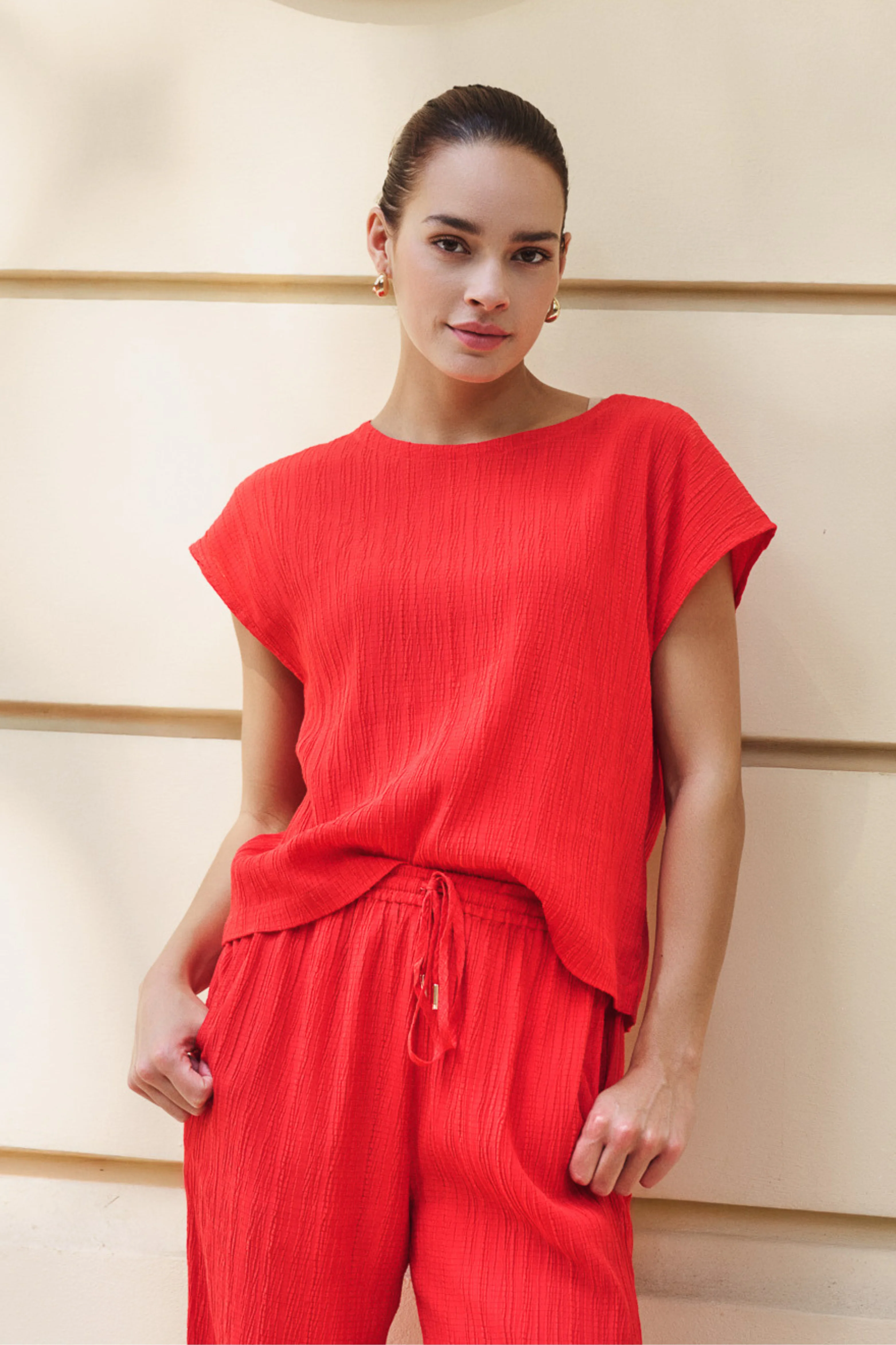 Top Fancy Crinkle Red HS26.10234