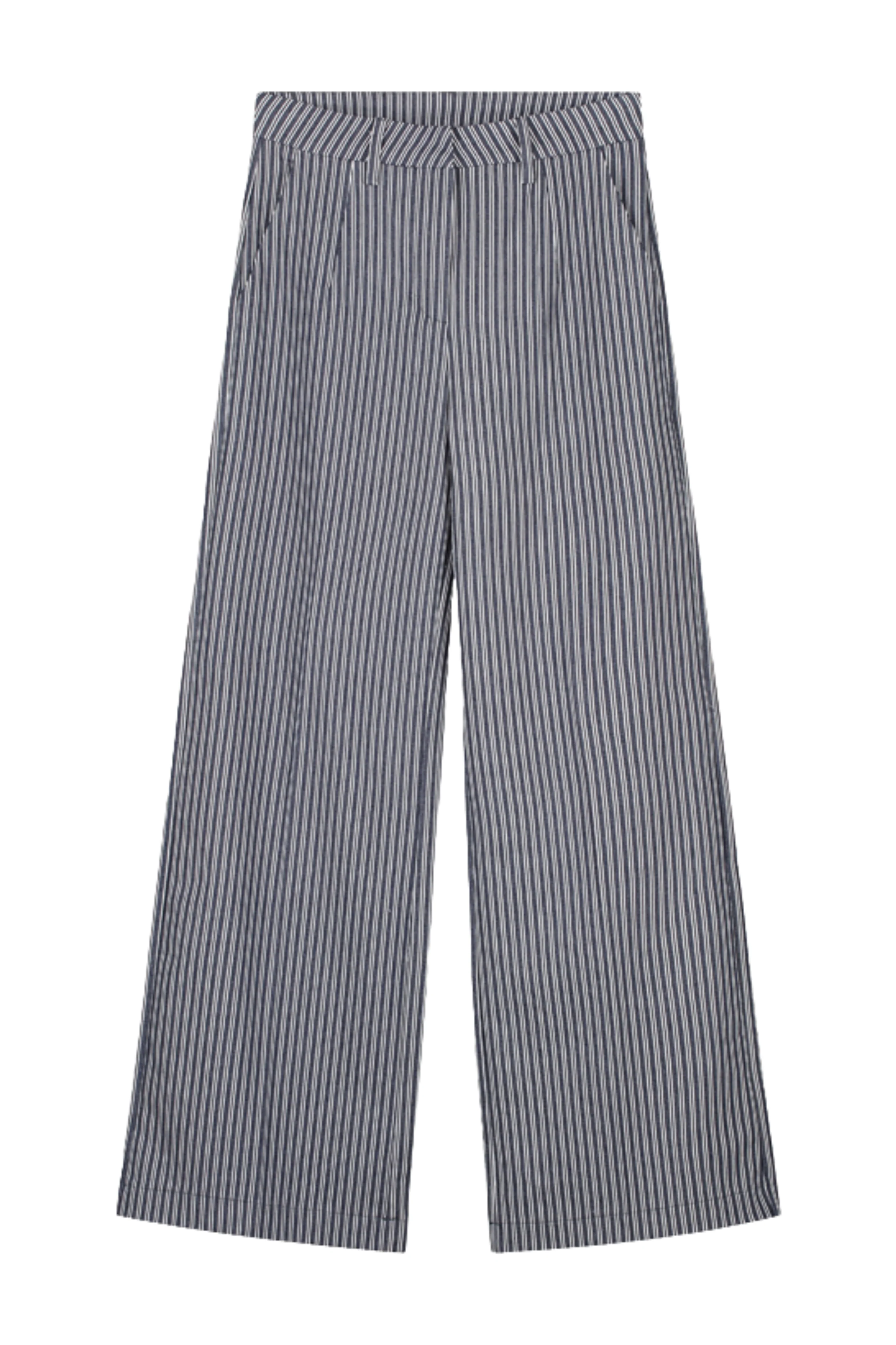 Broek Fiore Striped Navy