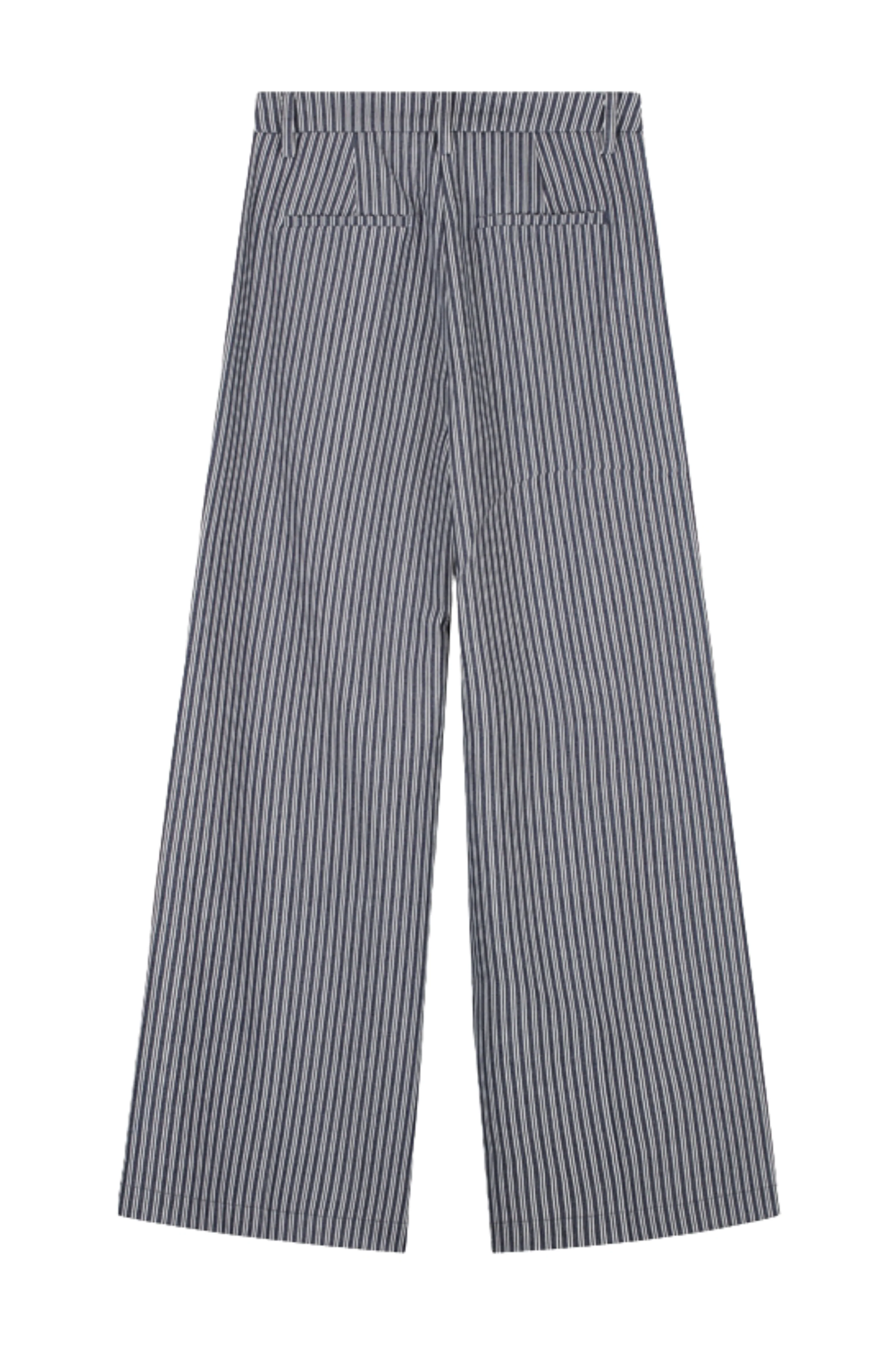 Broek Fiore Striped Navy - Image 3