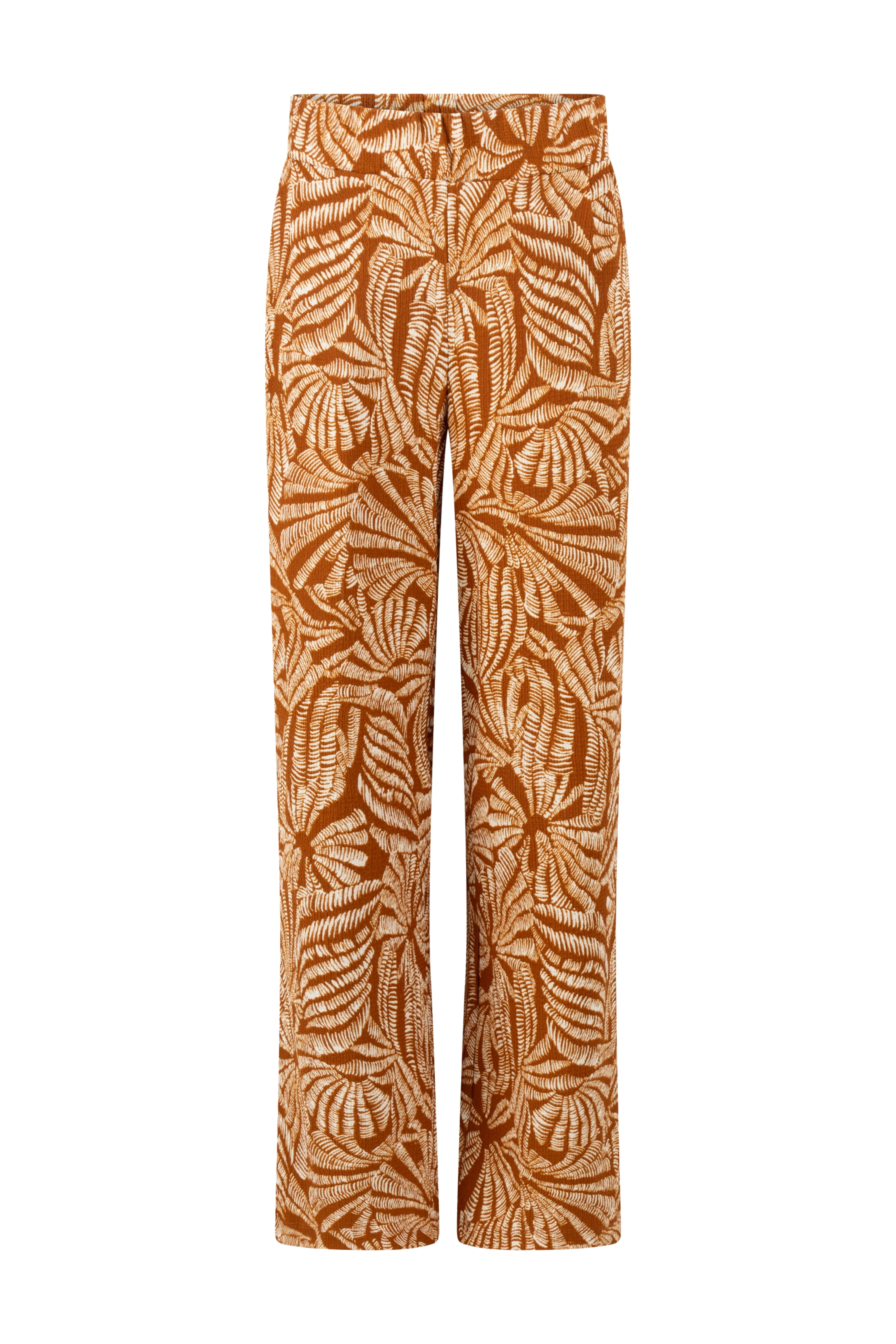 Broek Flowy Shells Print Browns T03-20-101 - Image 2