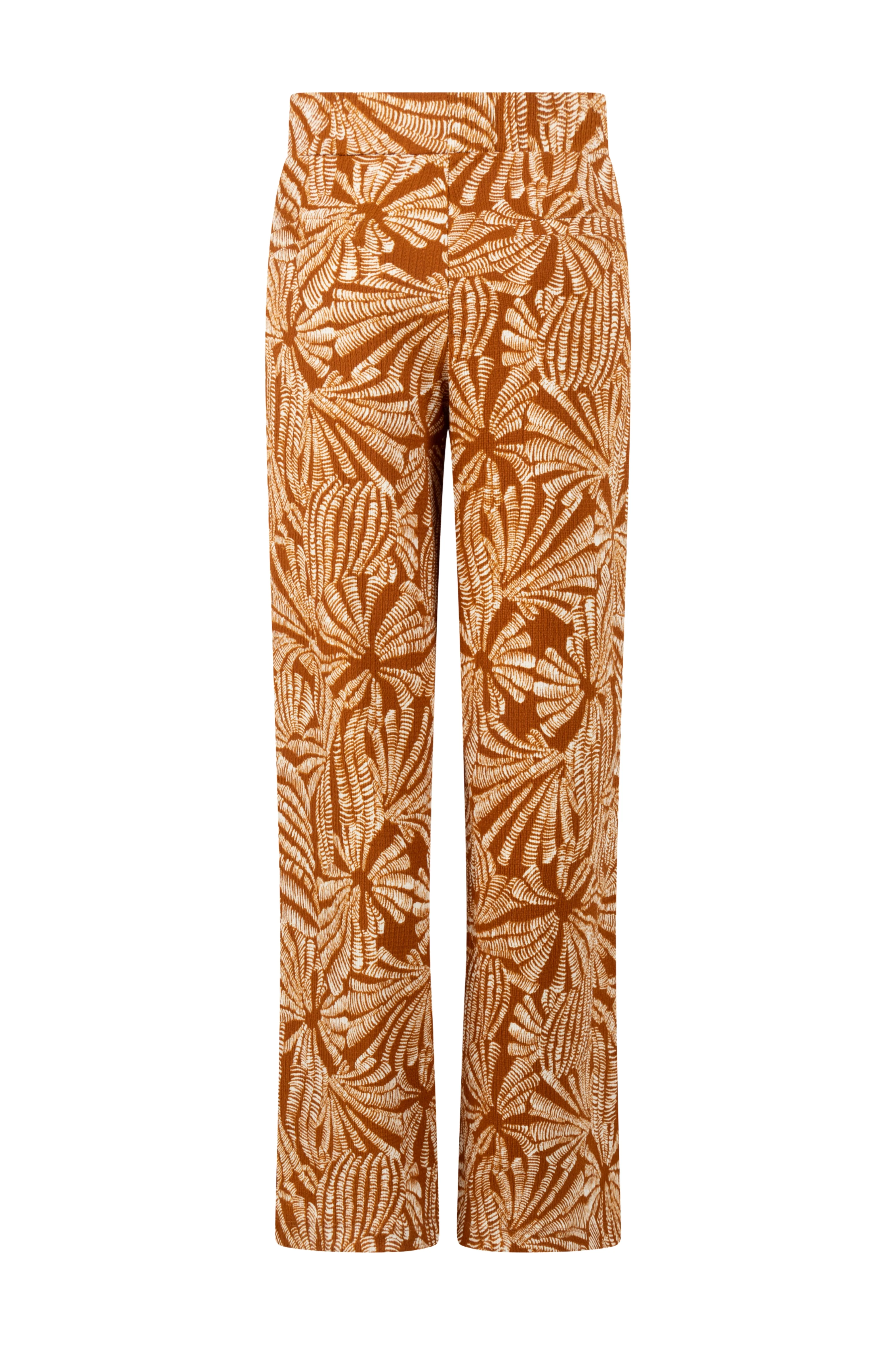 Broek Flowy Shells Print Browns T03-20-101 - Image 3