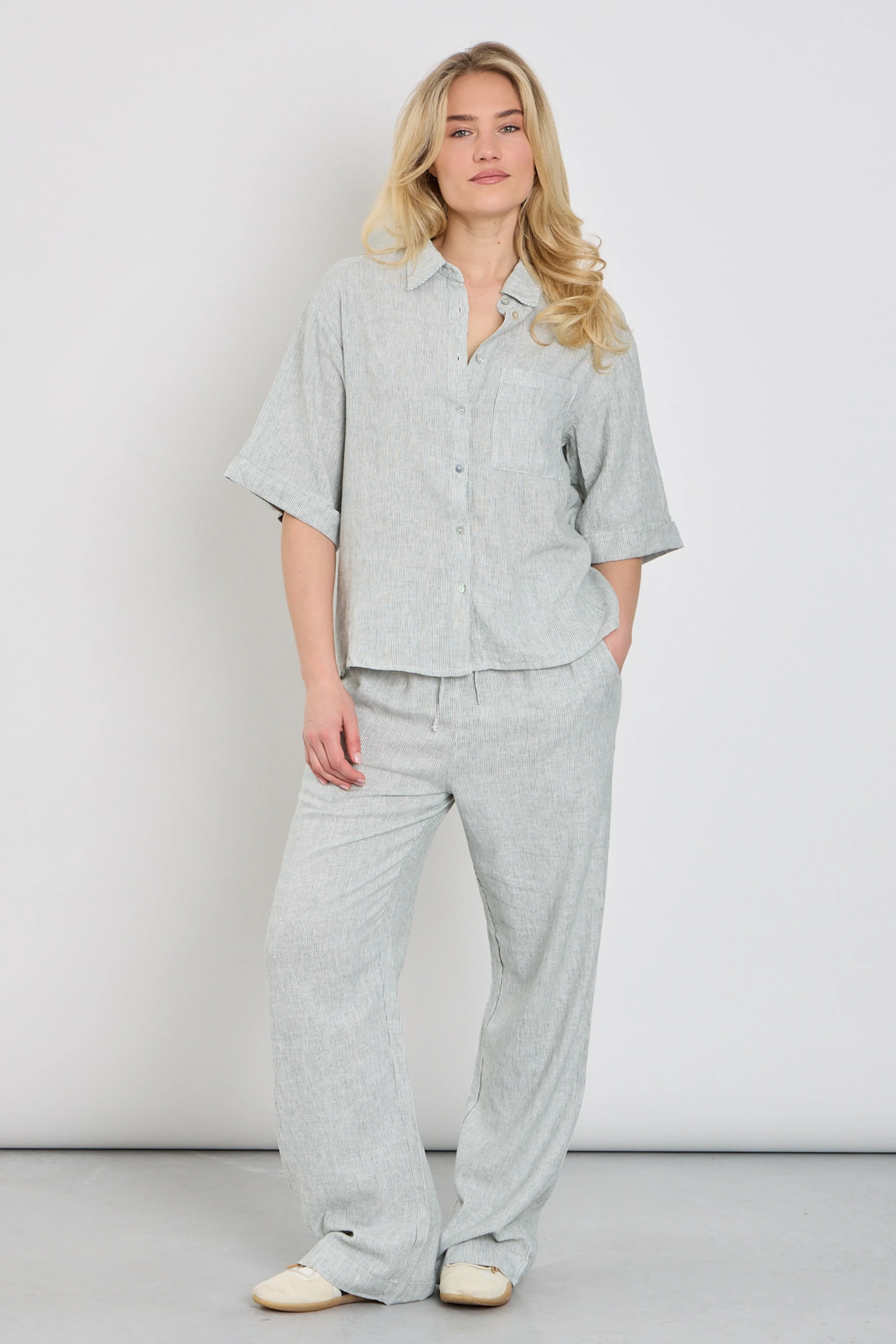 Broek Fqlava Dark Forest Star Offwhite 204305 - Image 2