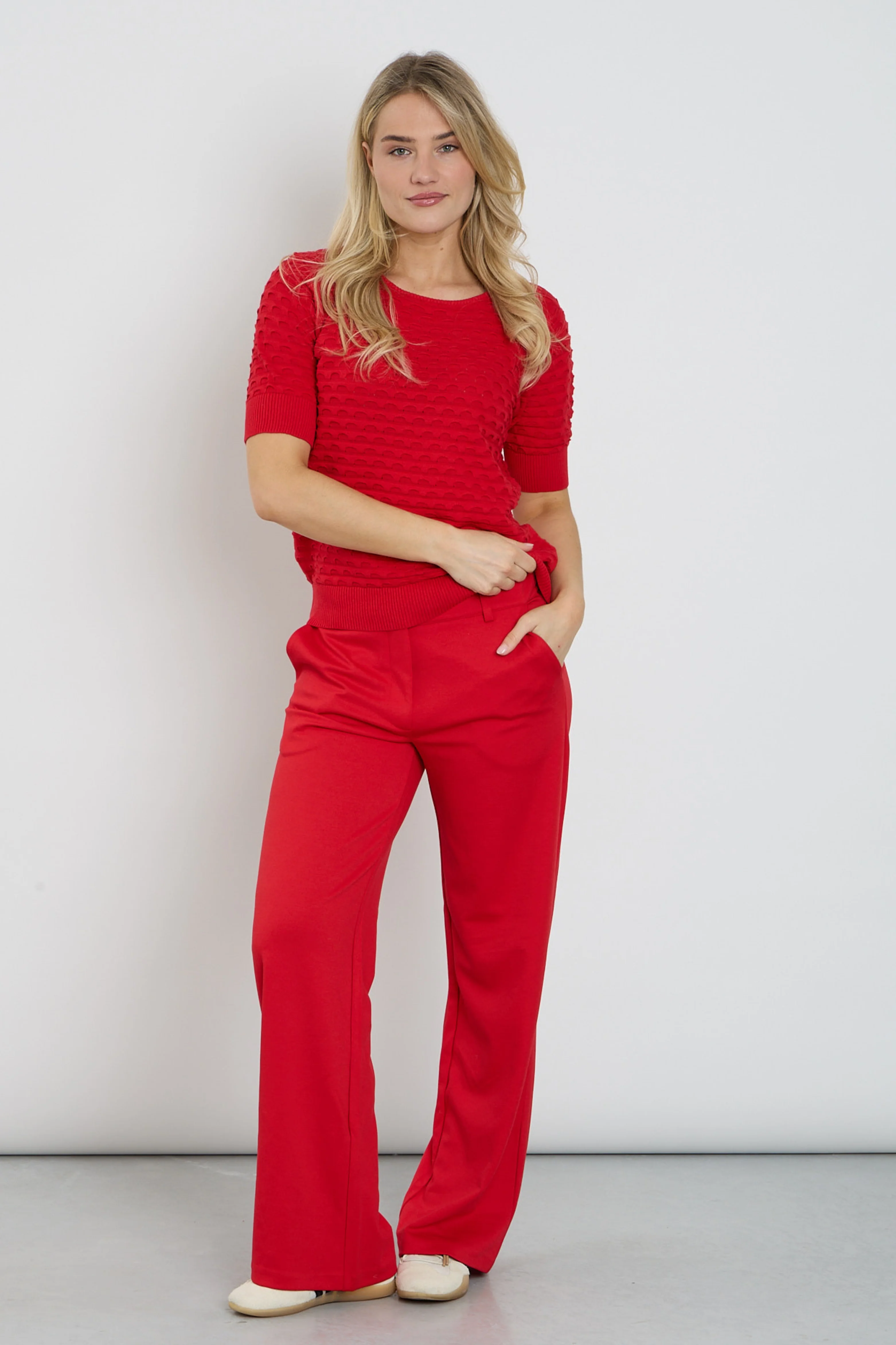 Broek Fqnanni True Red 200632