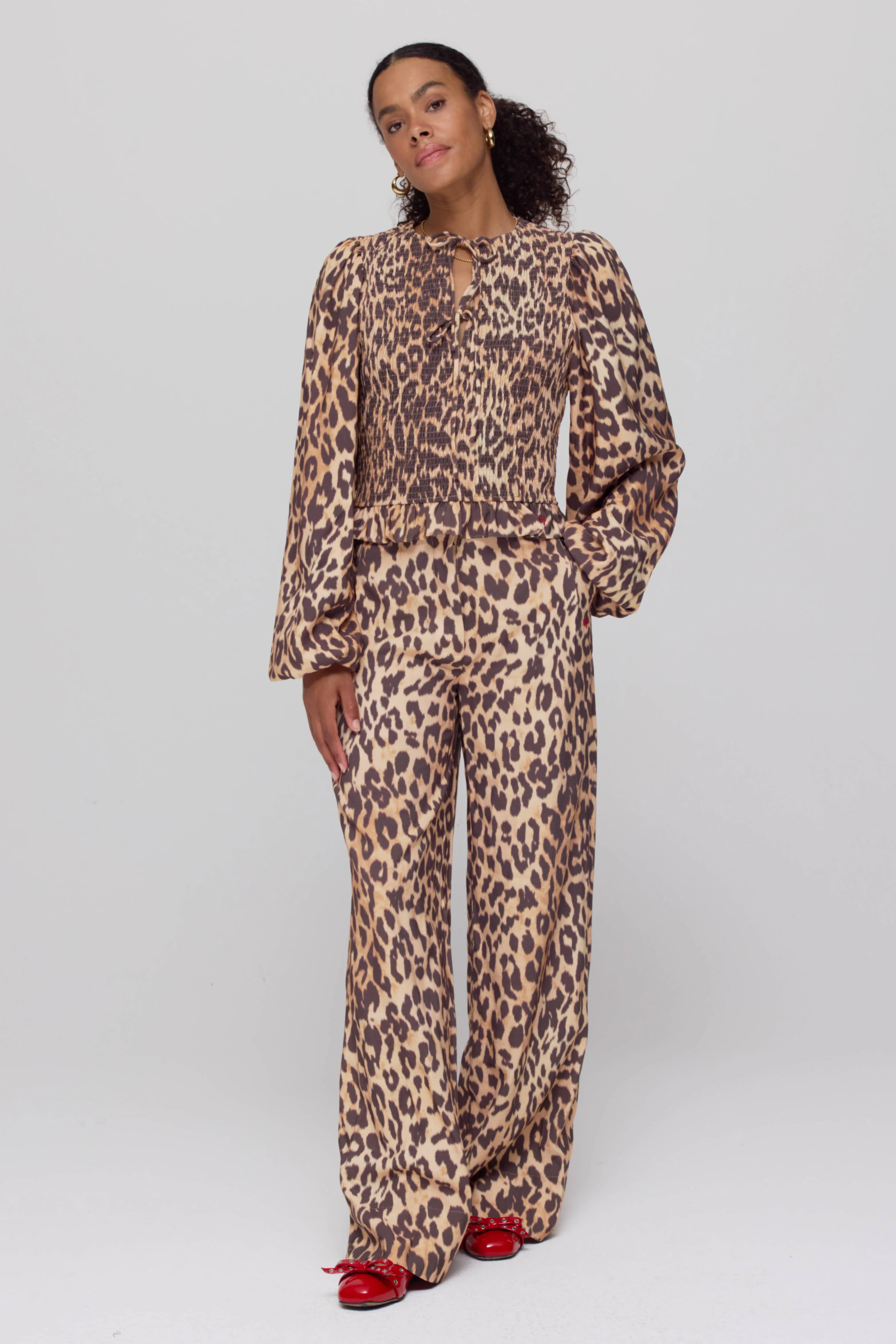 Broek Holly Lexie Leopard AW25P104 - Image 3