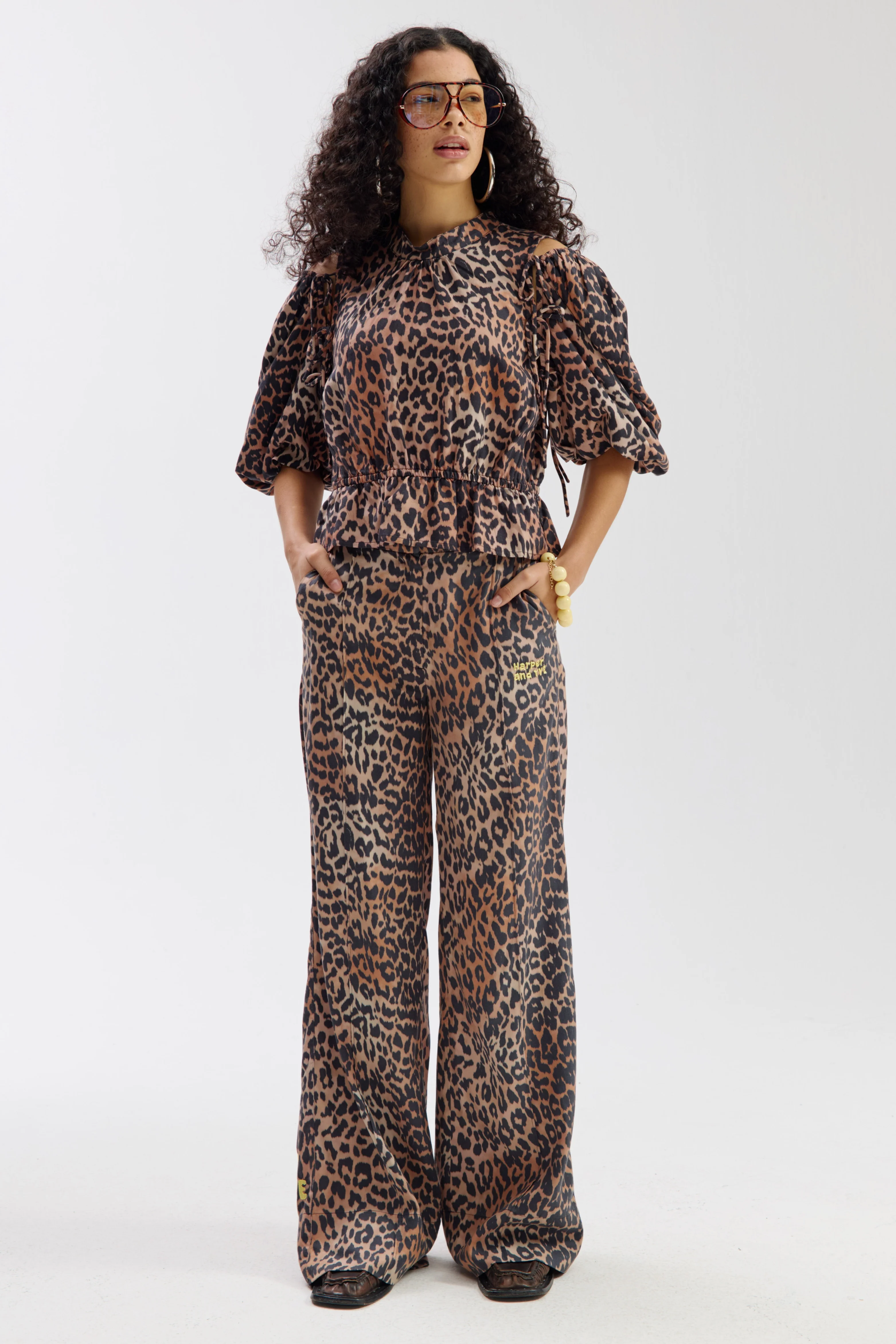Broek Holly Lexie Leopard SS6C101 - Image 2