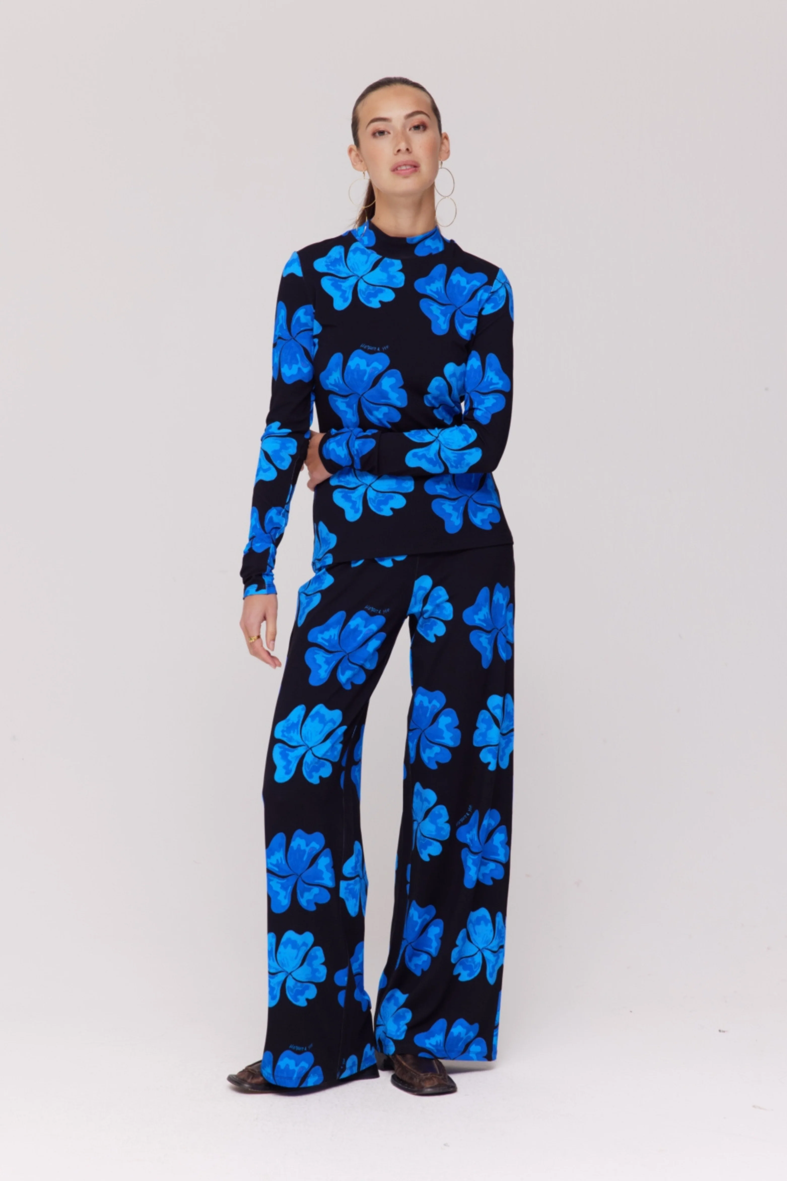 Broek Jane Blue Bloom SS6T100