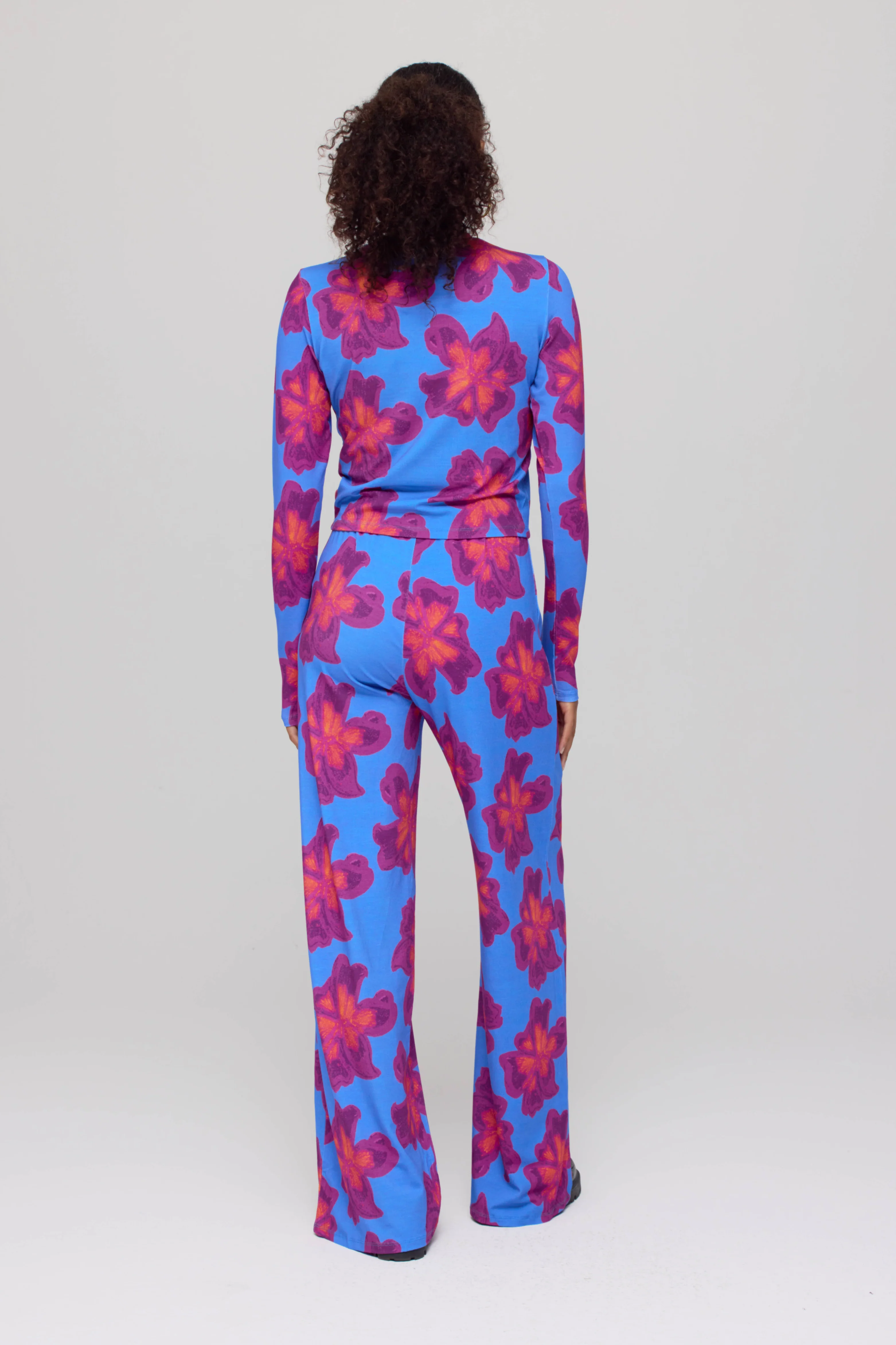 Broek Jane Bold Flower Wild Aster AW25T102 - Image 2