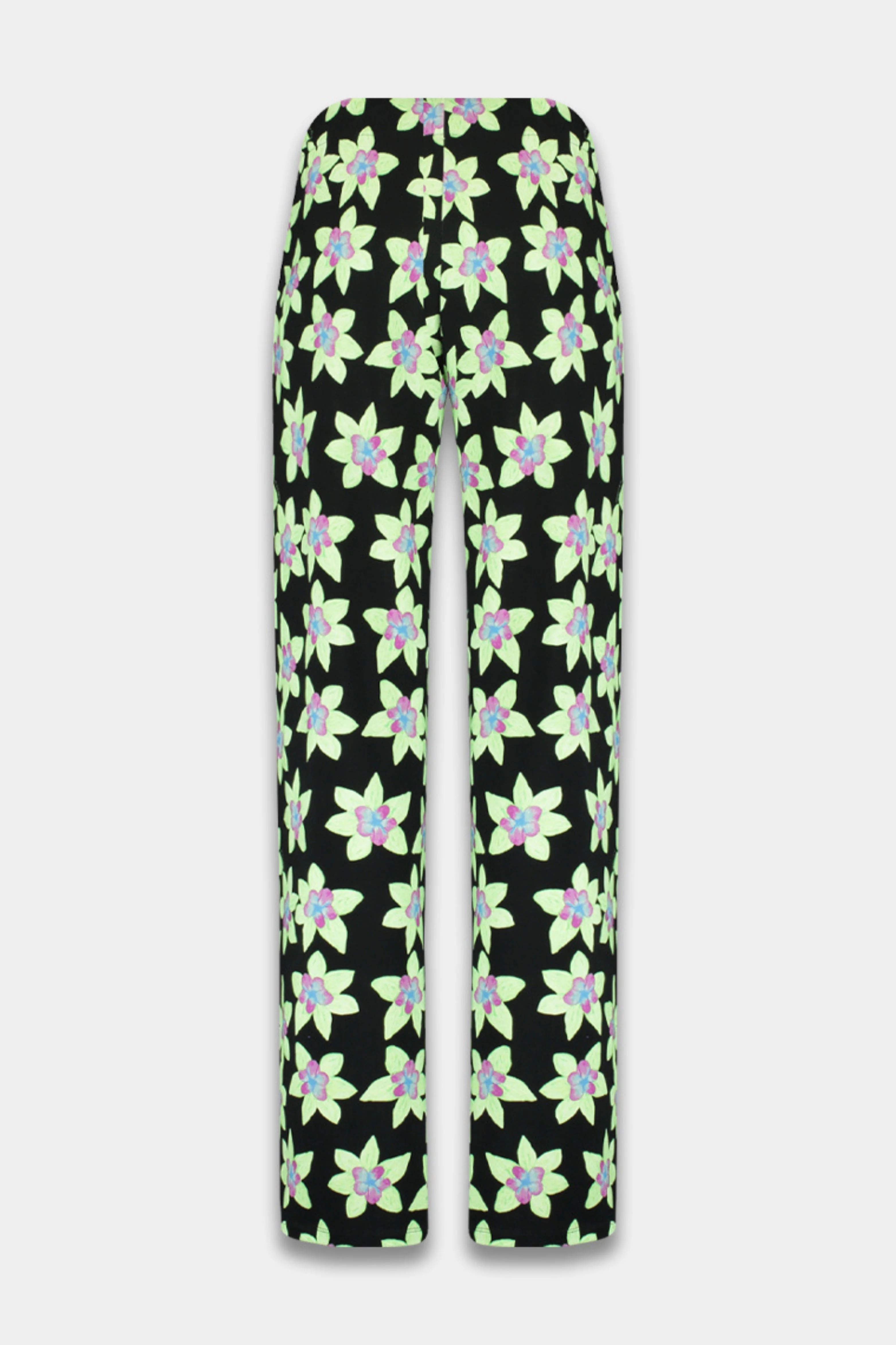 Broek Jane Green Blossom SS25T104 - Image 3