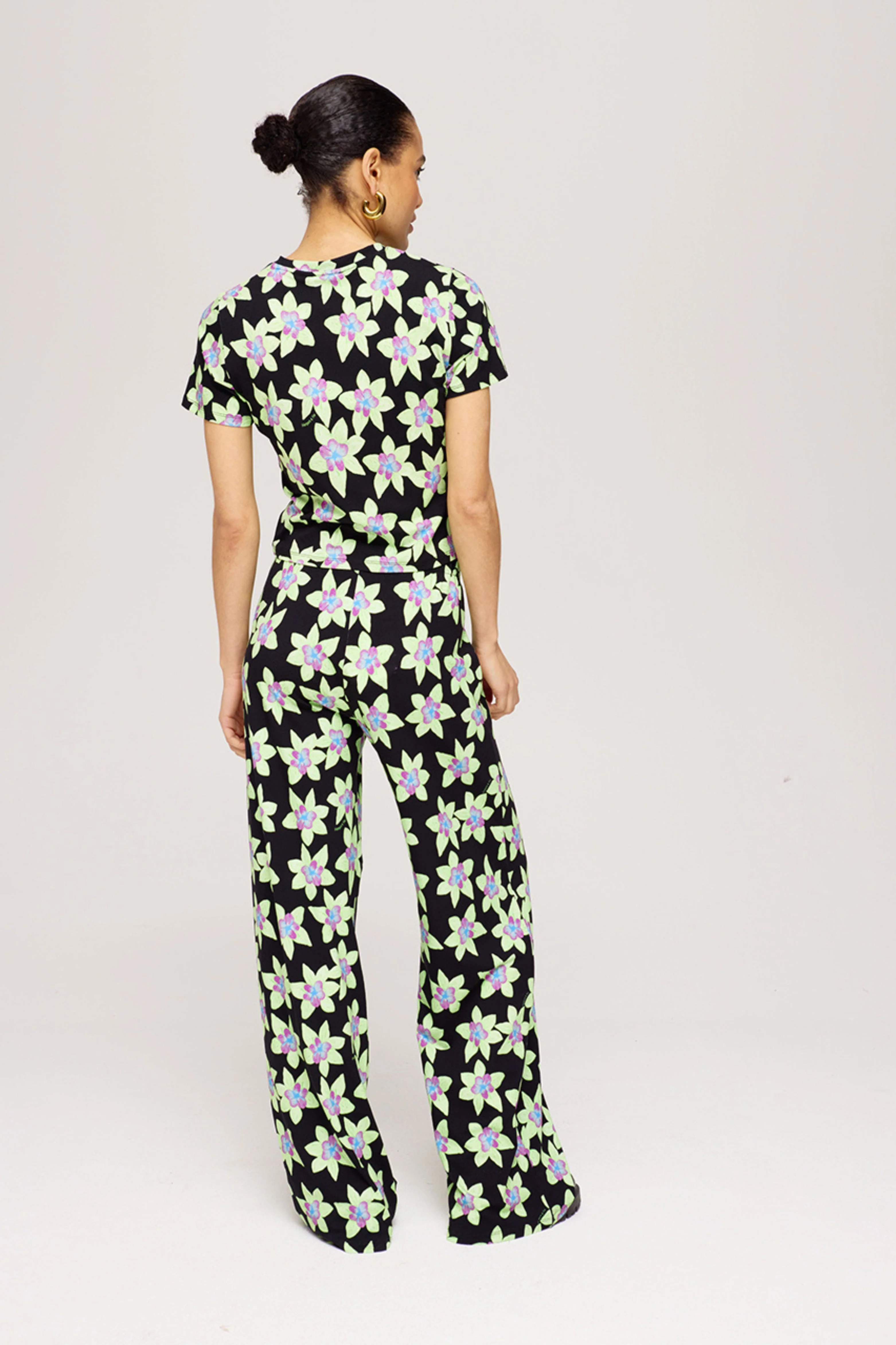 Broek Jane Green Blossom SS25T104 - Image 4
