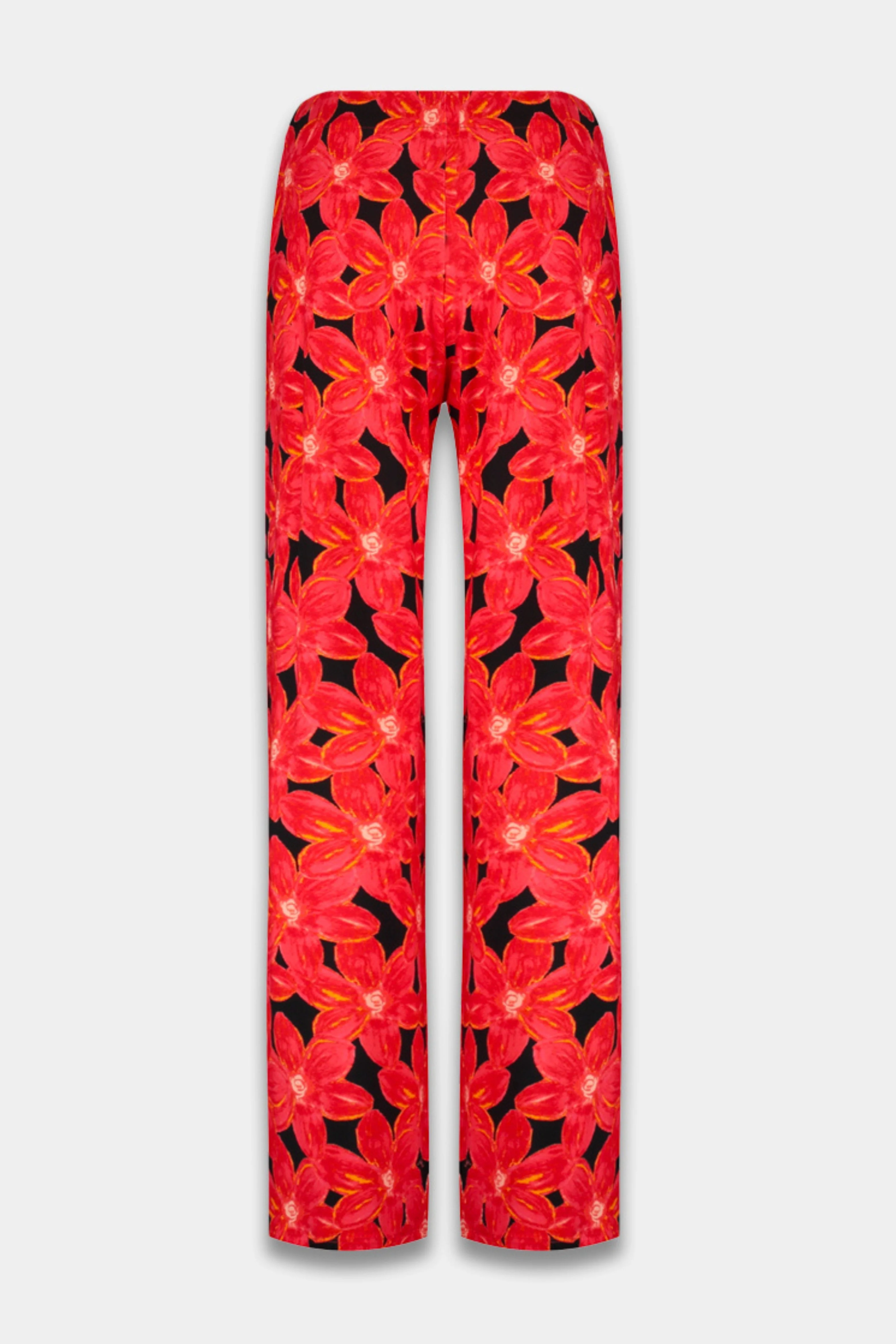 Broek Jane Spicy Red Flower SS25T102 - Image 4
