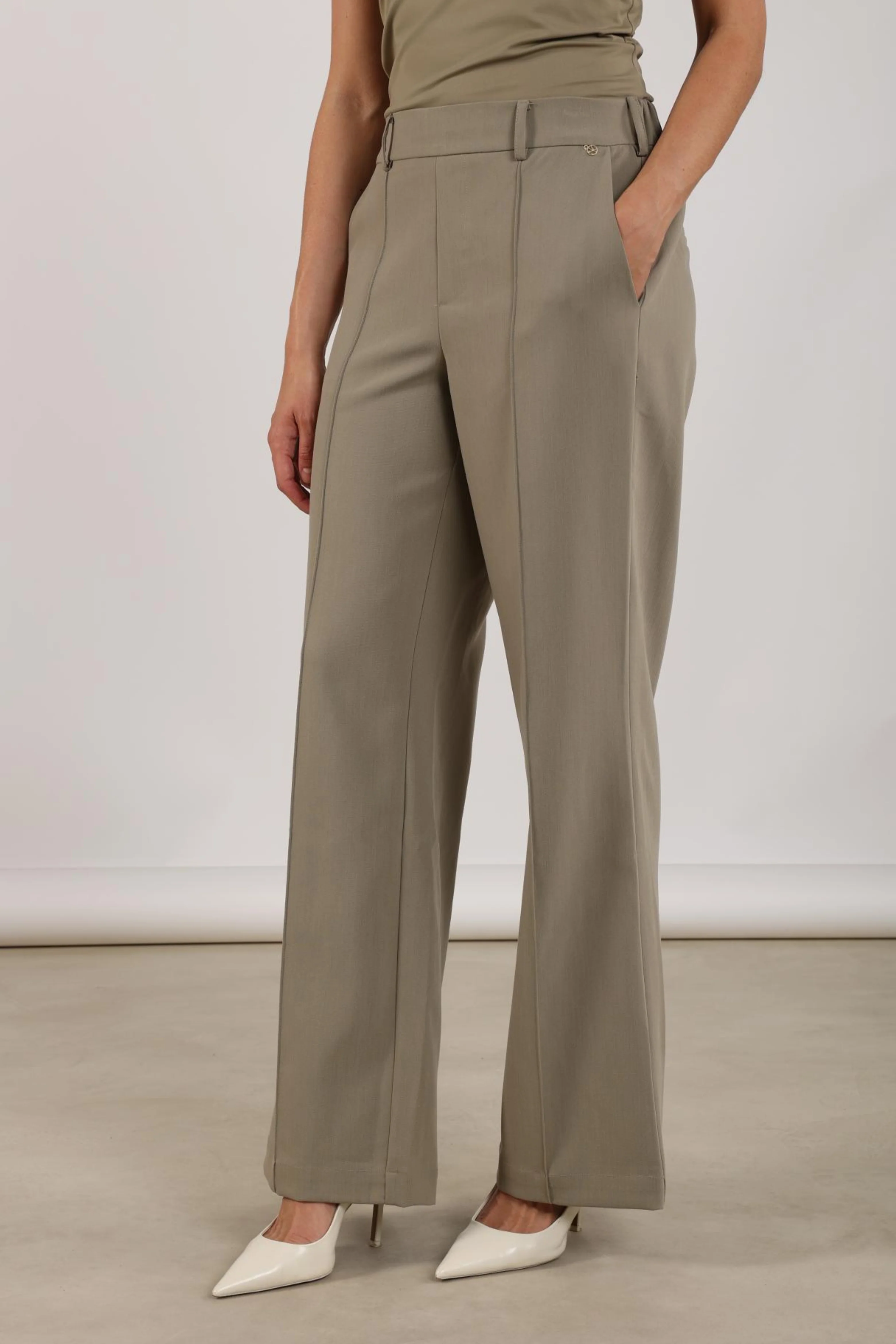Broek Jill Army NKS09068 - Image 2