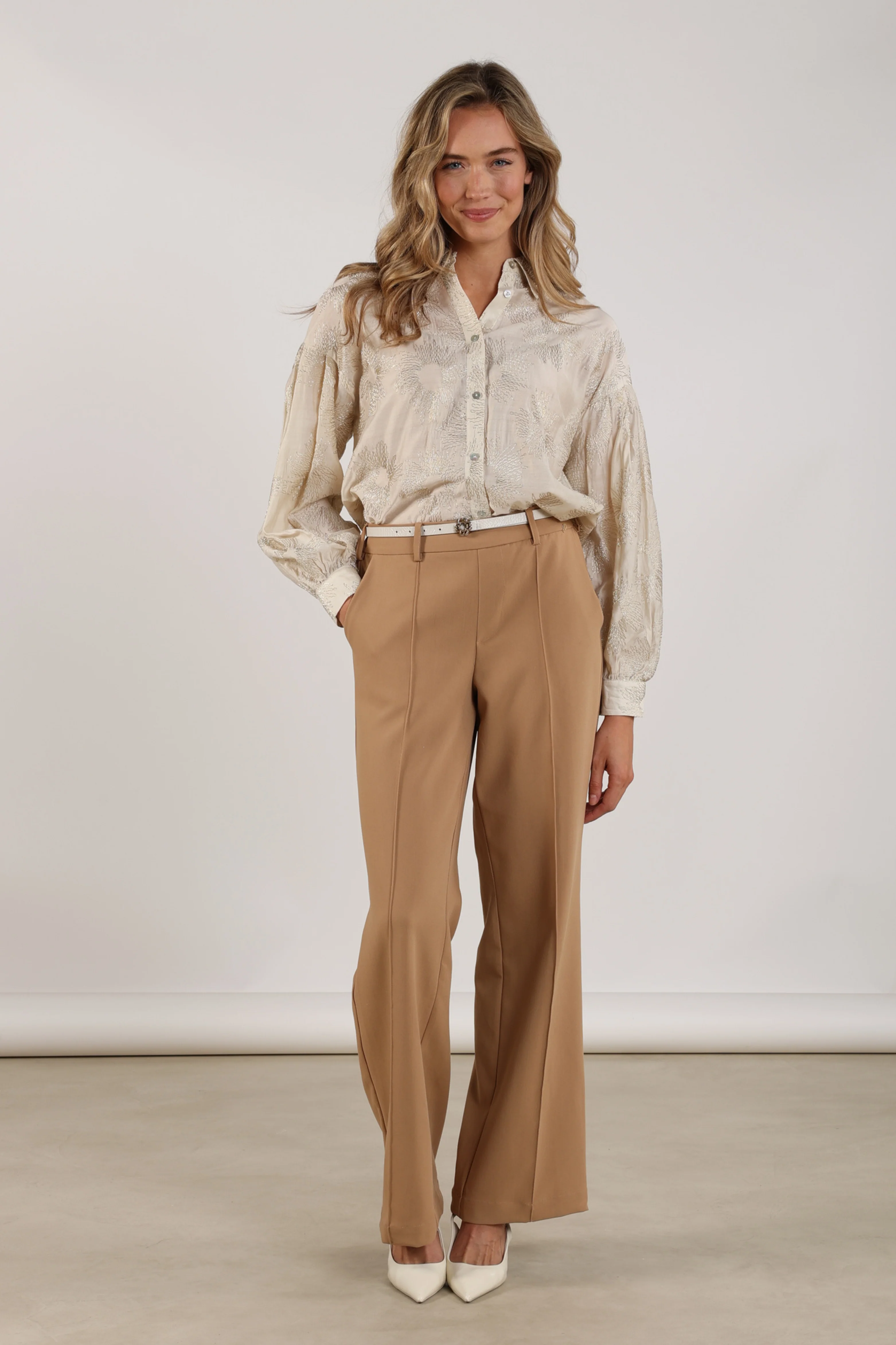 Broek Jill Camel NKS09068 - Image 5