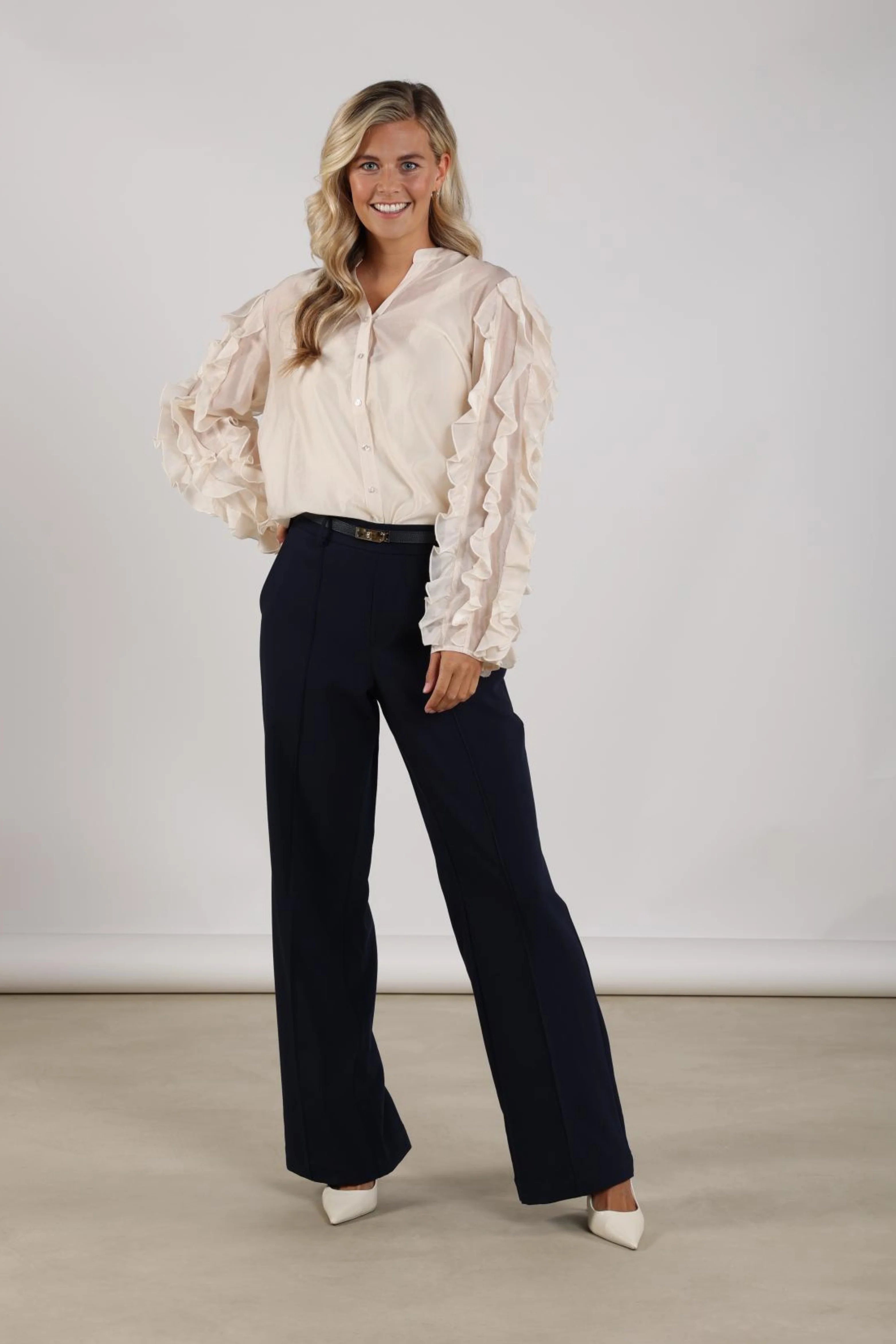 Broek Jill Navy NKS09068 - Image 2