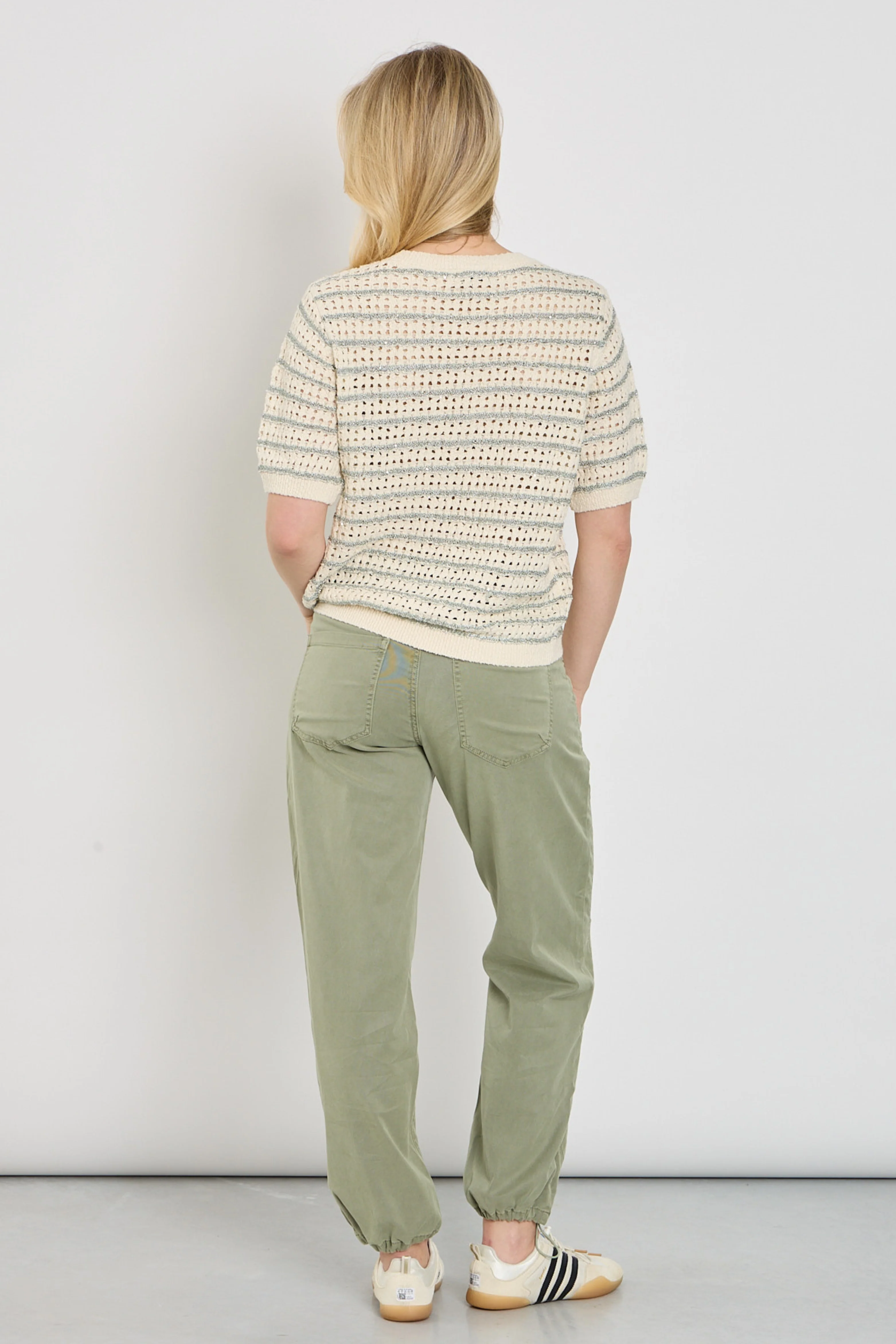 Broek Jules Lyocell Twill Light Khaki SRB4786 - Image 2