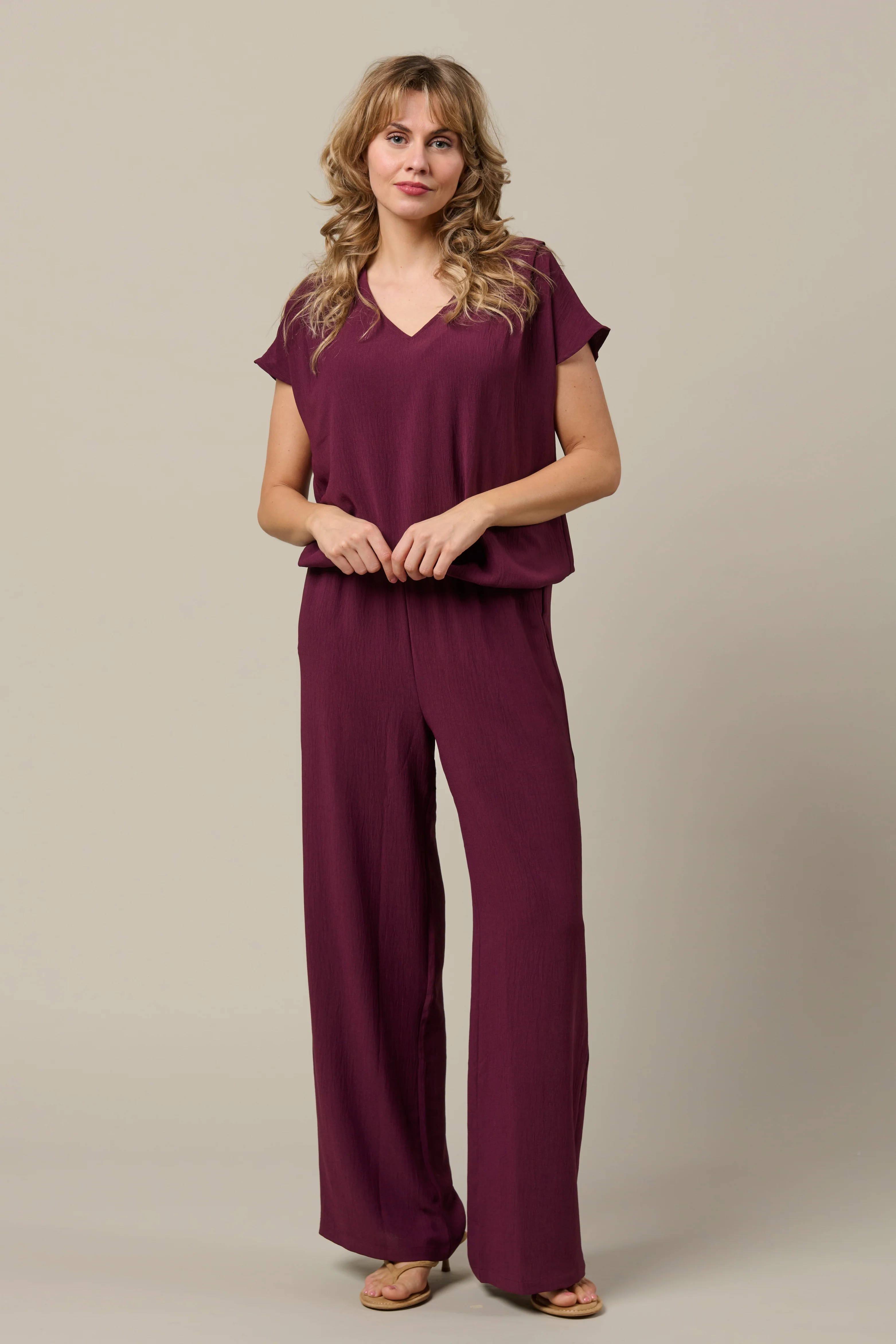 Broek Julie Plum PA443