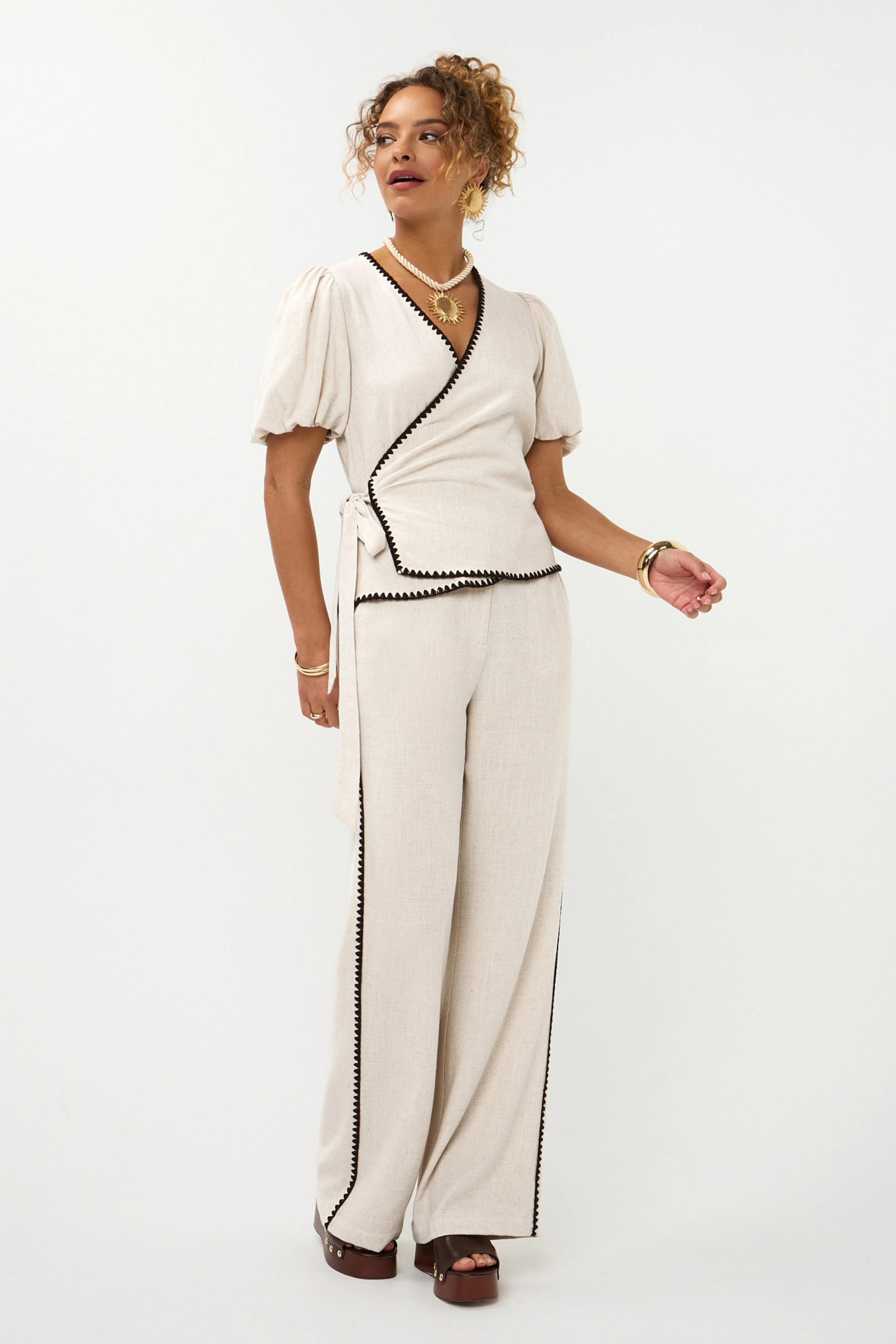 Broek Kaya Ecru - Image 3