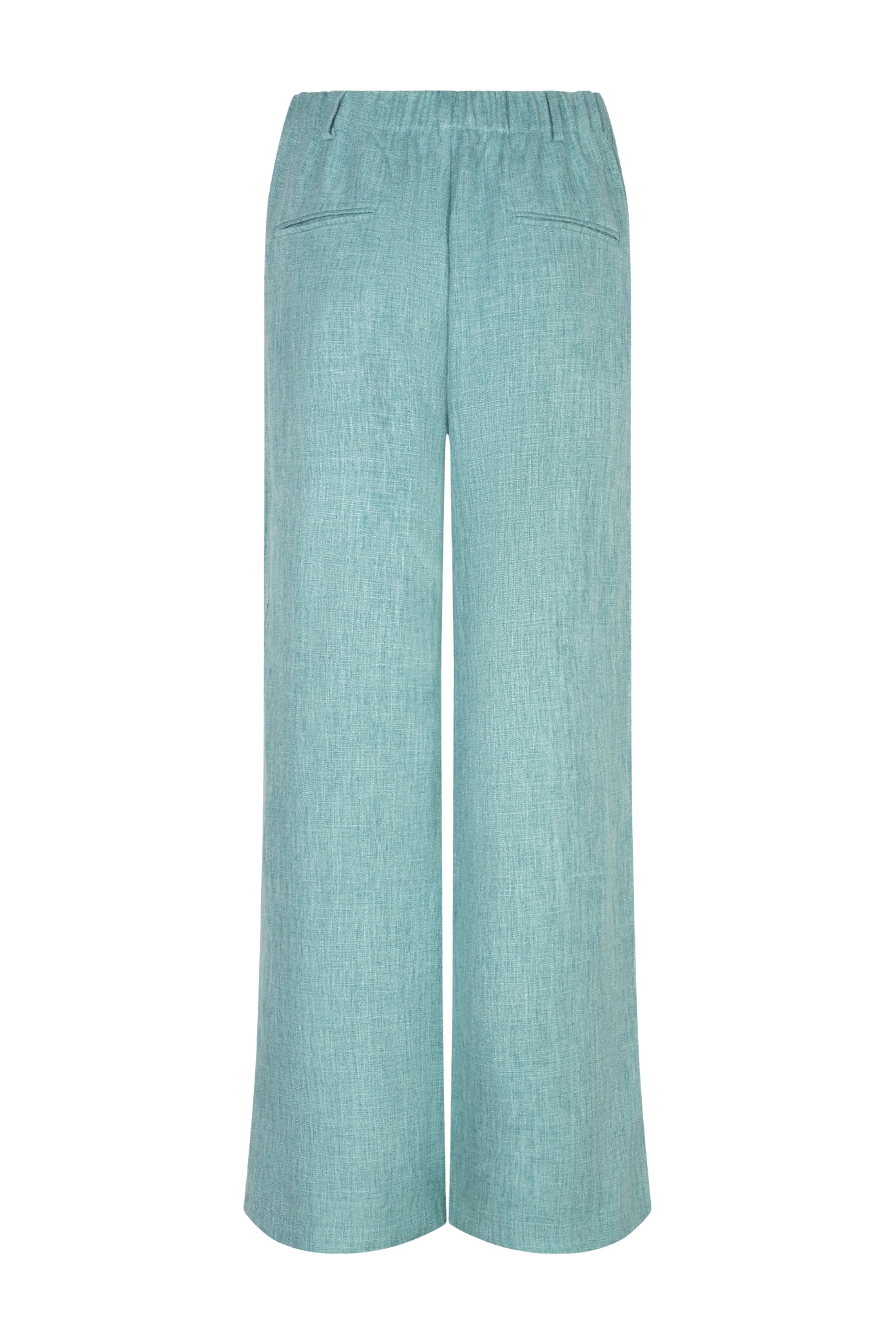 Broek Leona Turquoise Melange Tall - Image 3